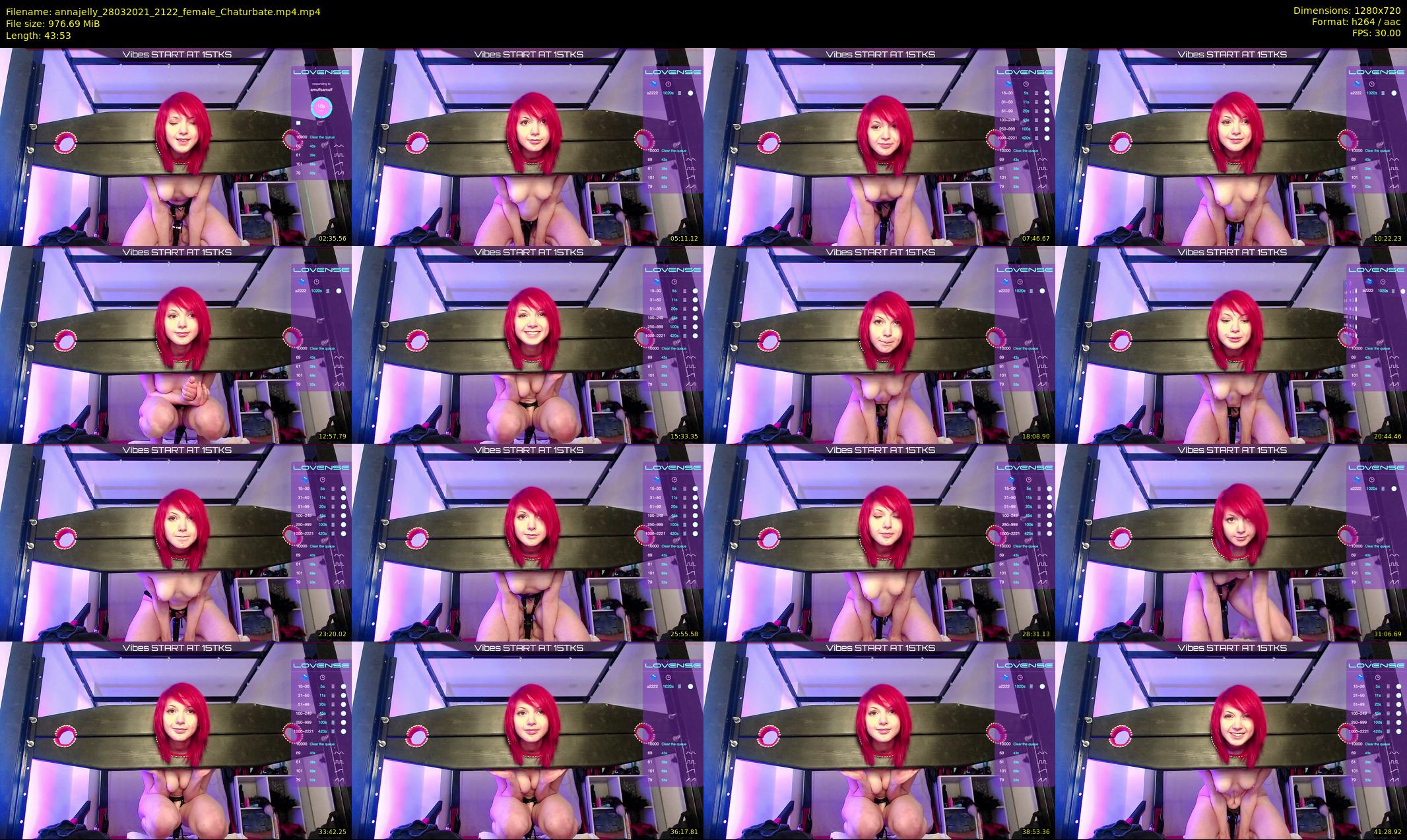 annajelly — 44 minute Chaturbate couple cam show recording, 720p, Mar 28, 2021