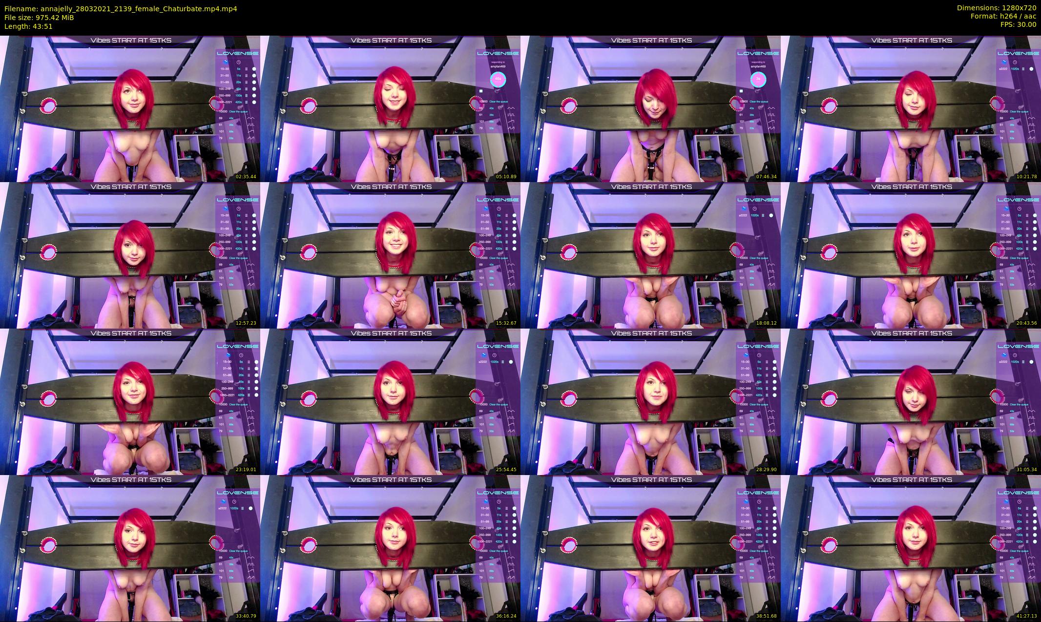 annajelly — 44 minute Chaturbate couple cam show recording, 720p, Mar 28, 2021