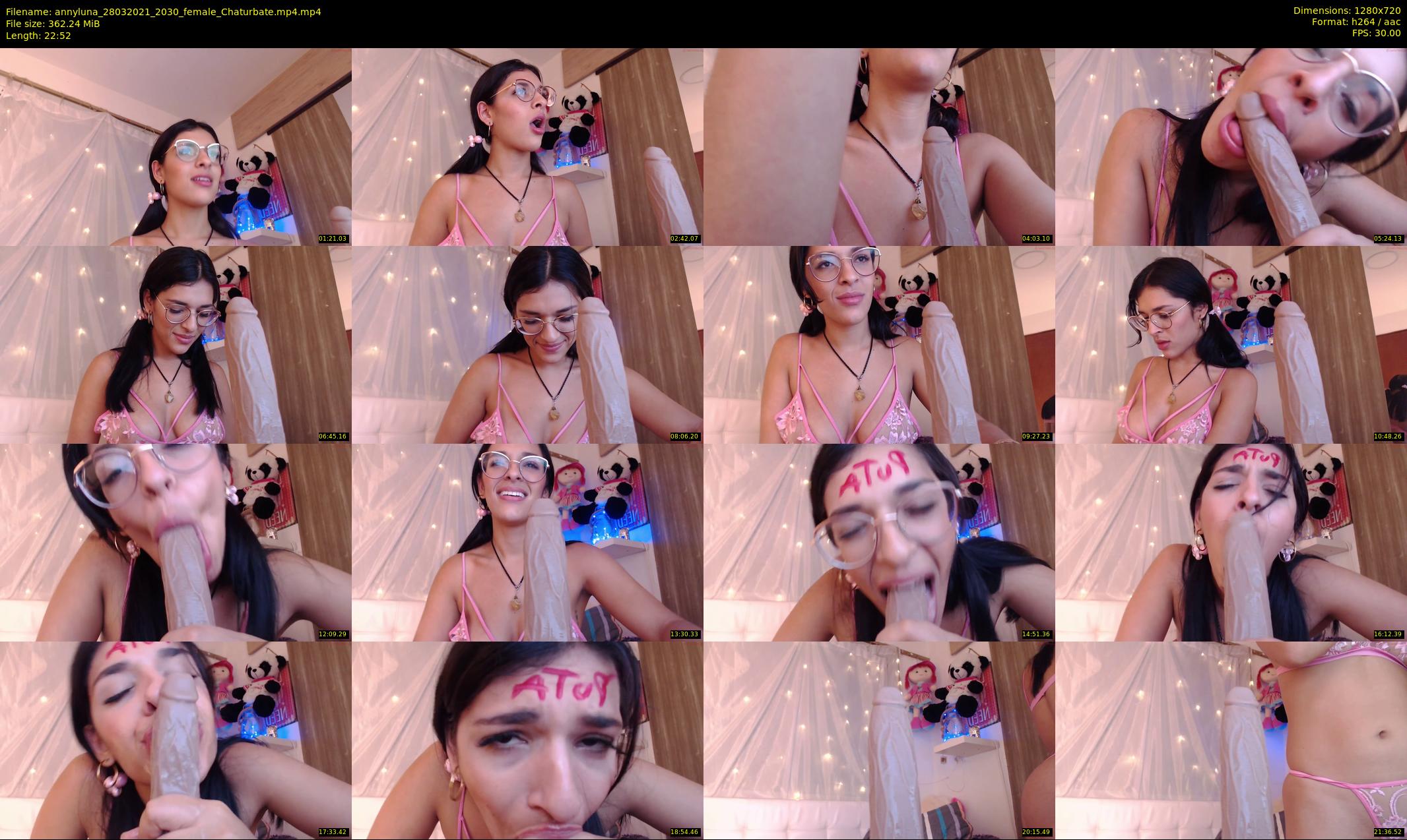 annyluna — 23 minute Chaturbate female cam show recording, 720p, Mar 28, 2021
