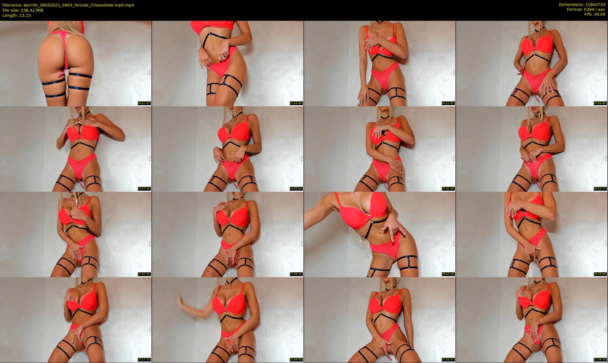 barrrbi — 14 minute Chaturbate female cam show recording, 720p, Mar 28, 2021