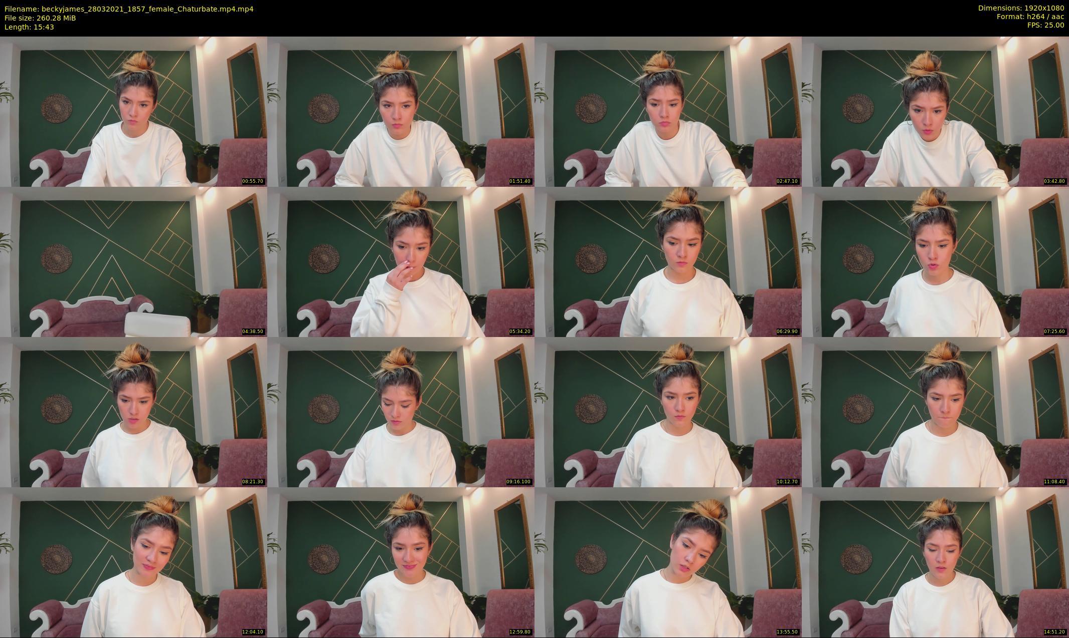 beckyjames — 16 minute Chaturbate female cam show recording, 1080p, Mar 28, 2021