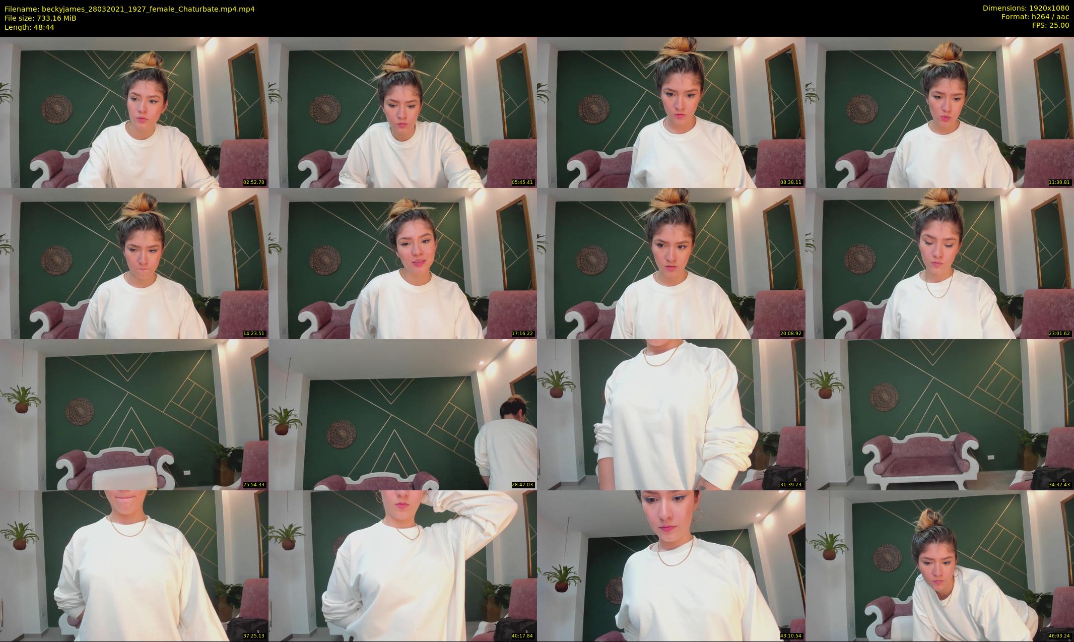 beckyjames — 49 minute Chaturbate female cam show recording, 1080p, Mar 28, 2021