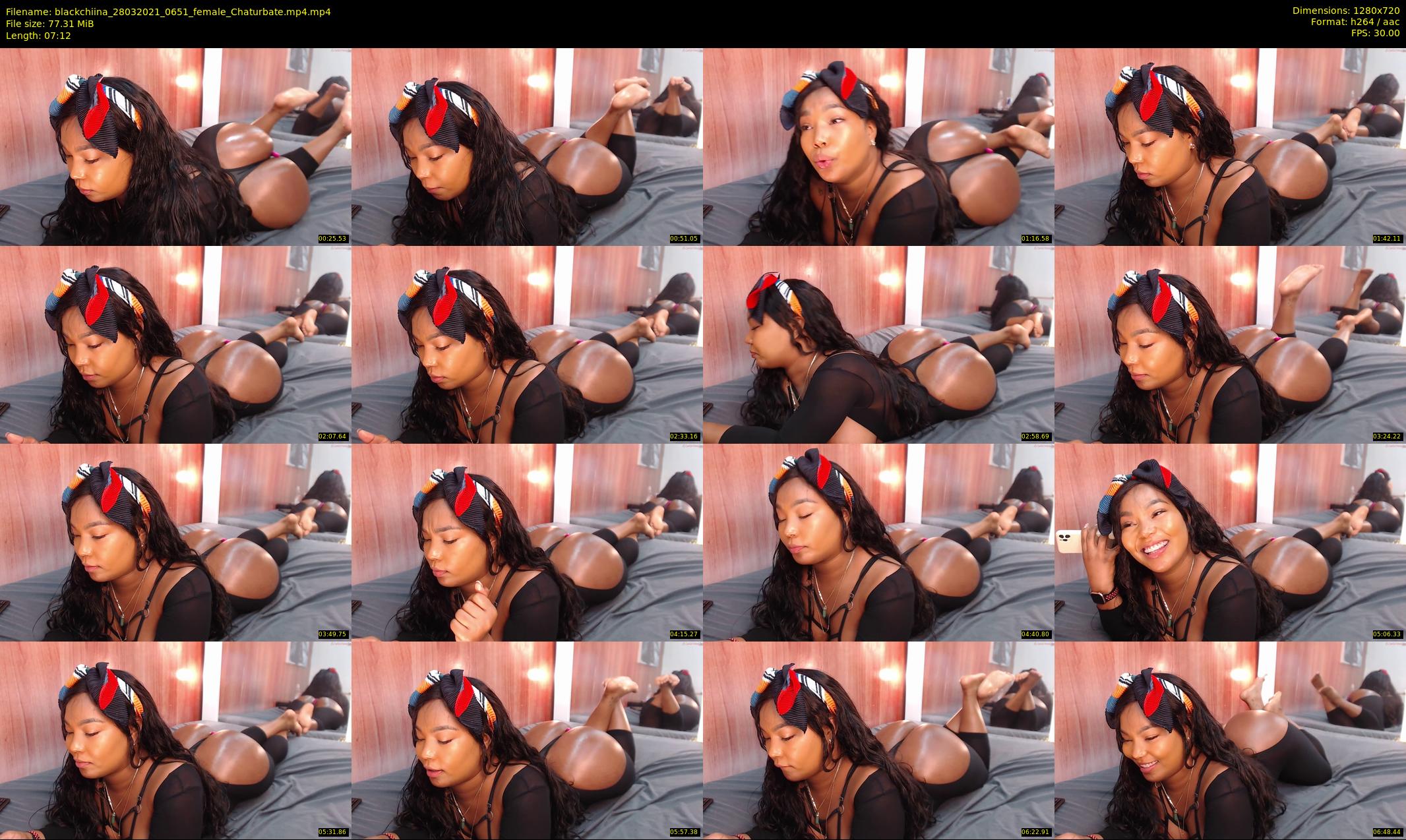 blackchiina — 8 minute Chaturbate female cam show recording, 720p, Mar 28, 2021