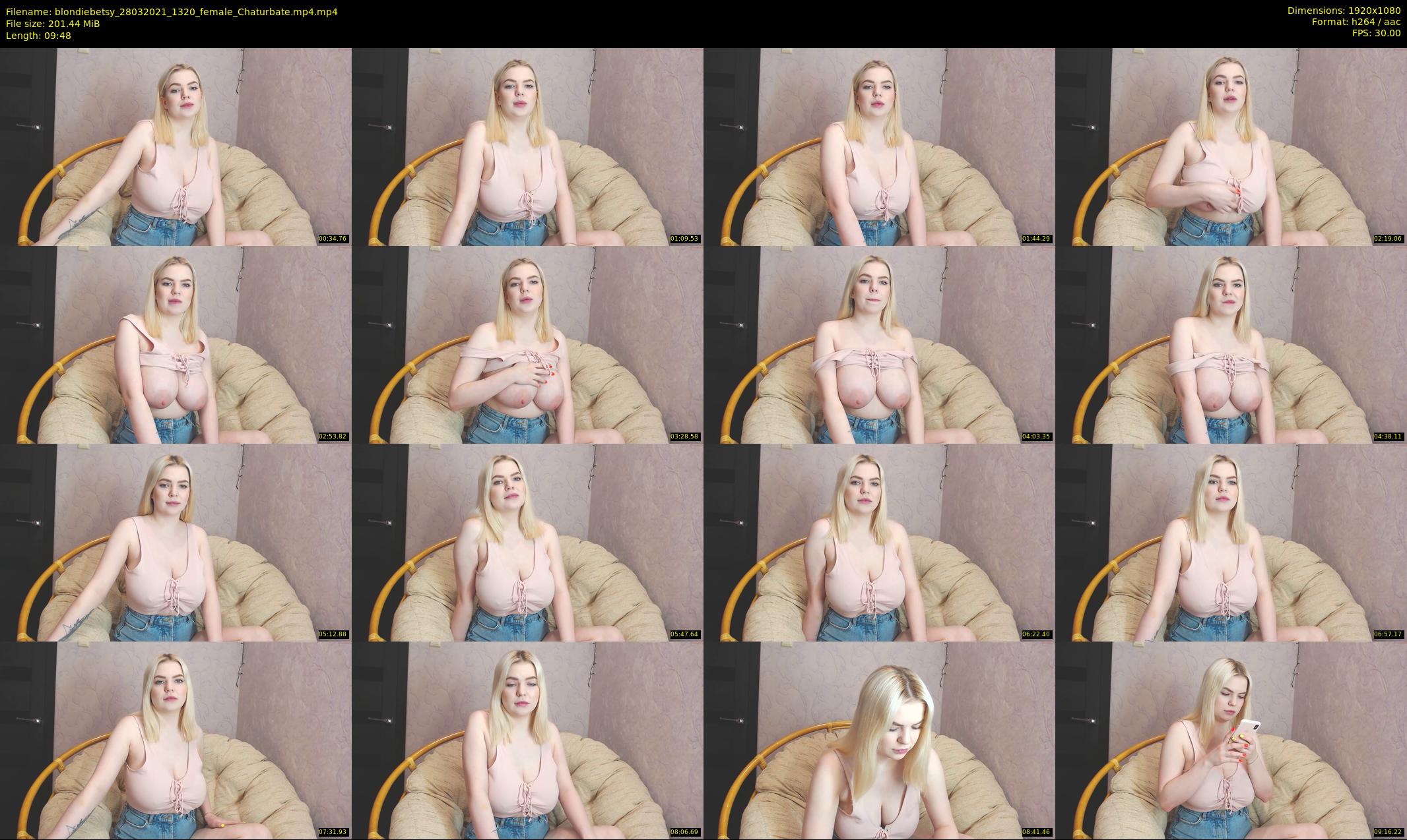 blondiebetsy — 10 minute Chaturbate female cam show recording, 1080p, Mar 28, 2021