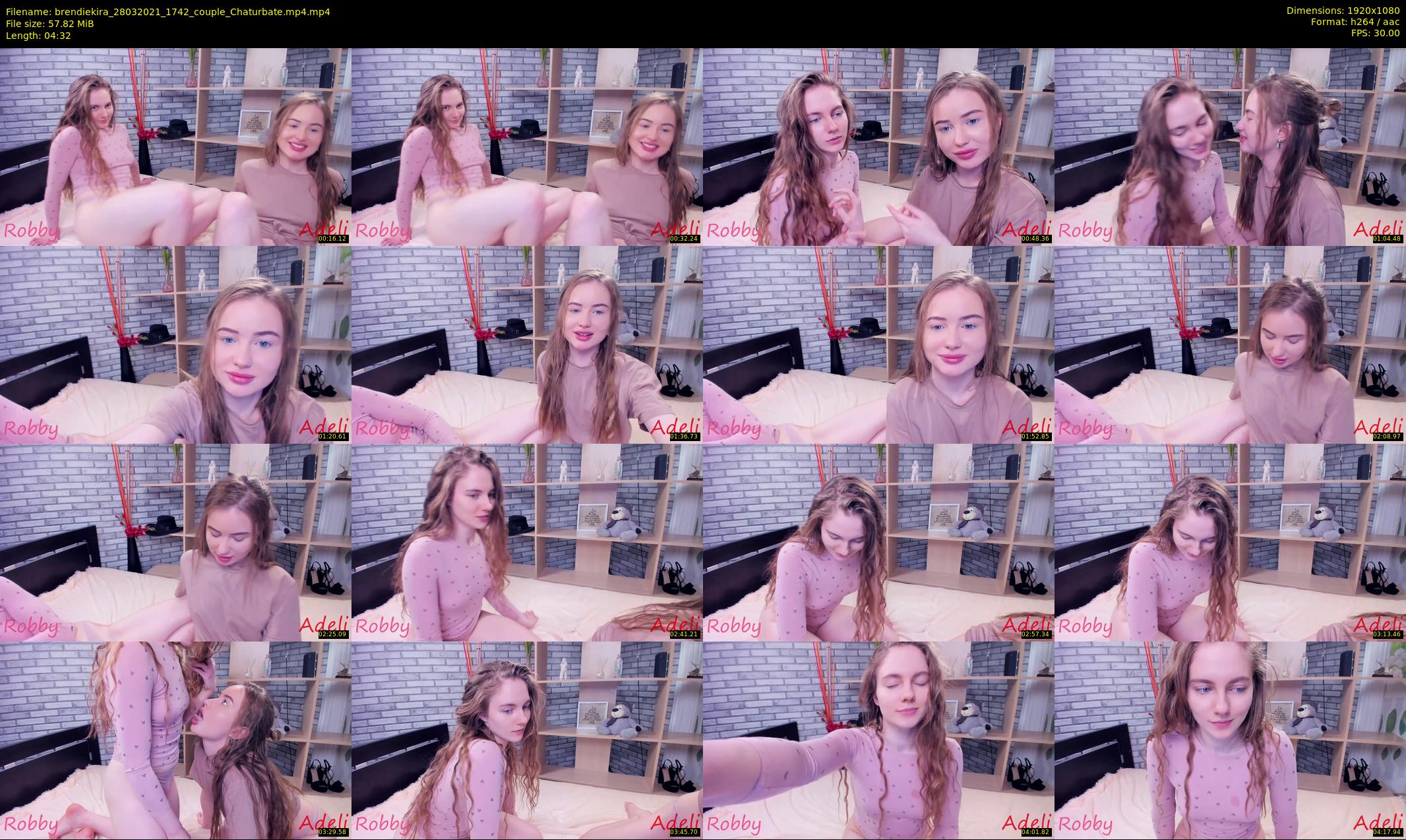 brendiekira — 5 minute Chaturbate couple cam show recording, 1080p, Mar 28, 2021
