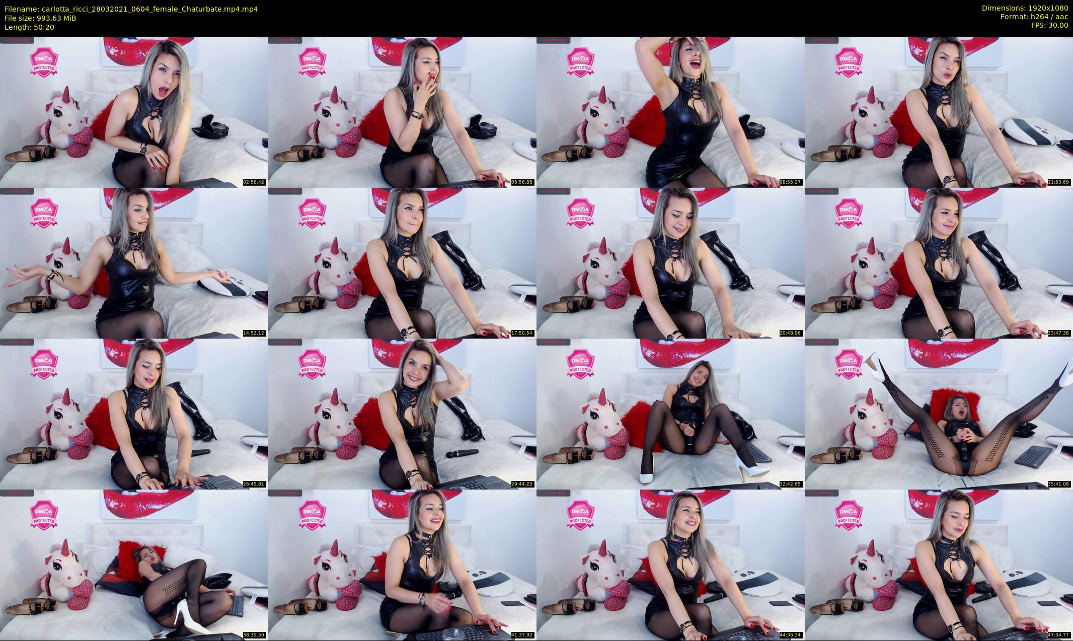 carlotta_ricci — 51 minute Chaturbate female cam show recording, 1080p, Mar 28, 2021