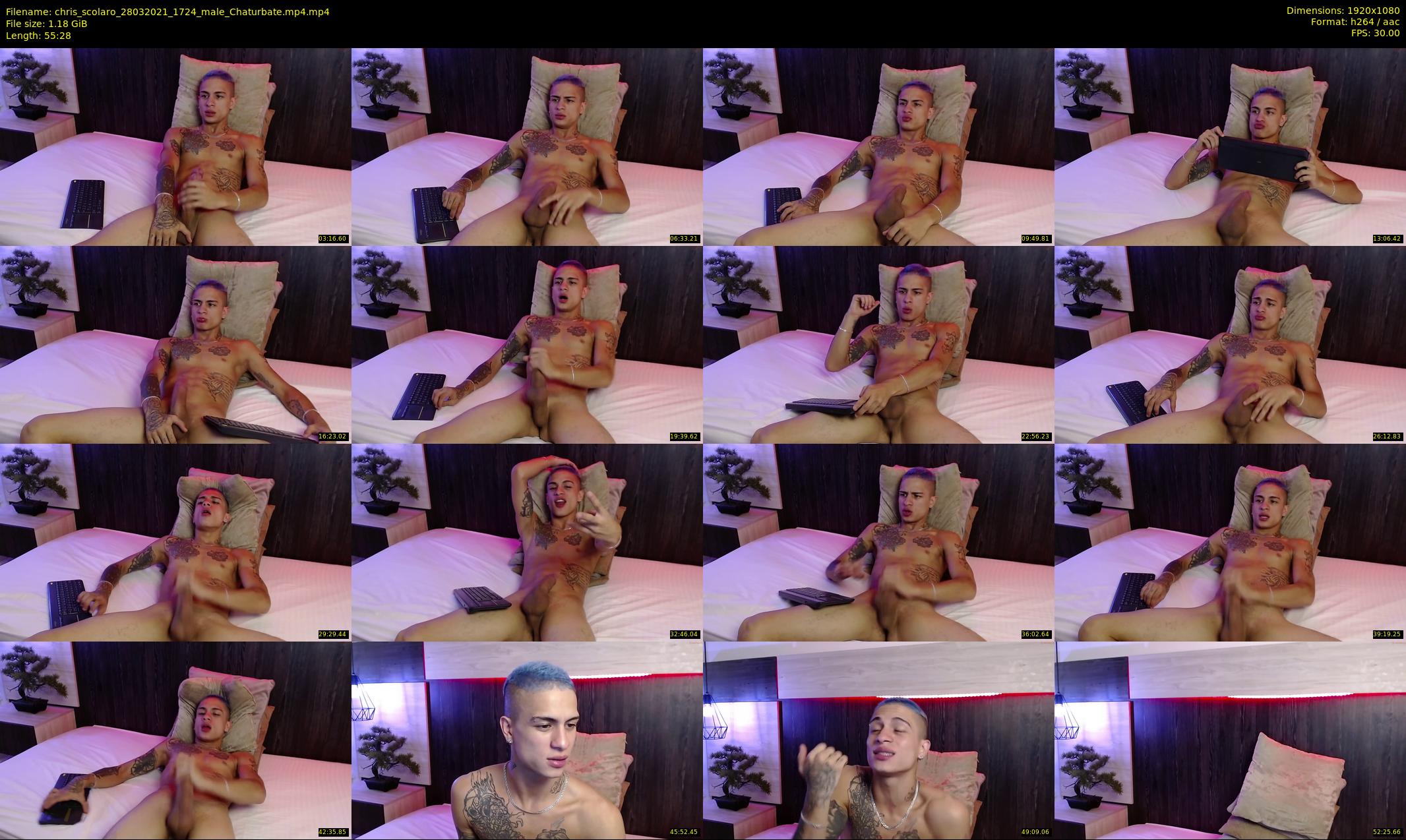 chris_scolaro — 56 minute Chaturbate male cam show recording, 1080p, Mar 28, 2021