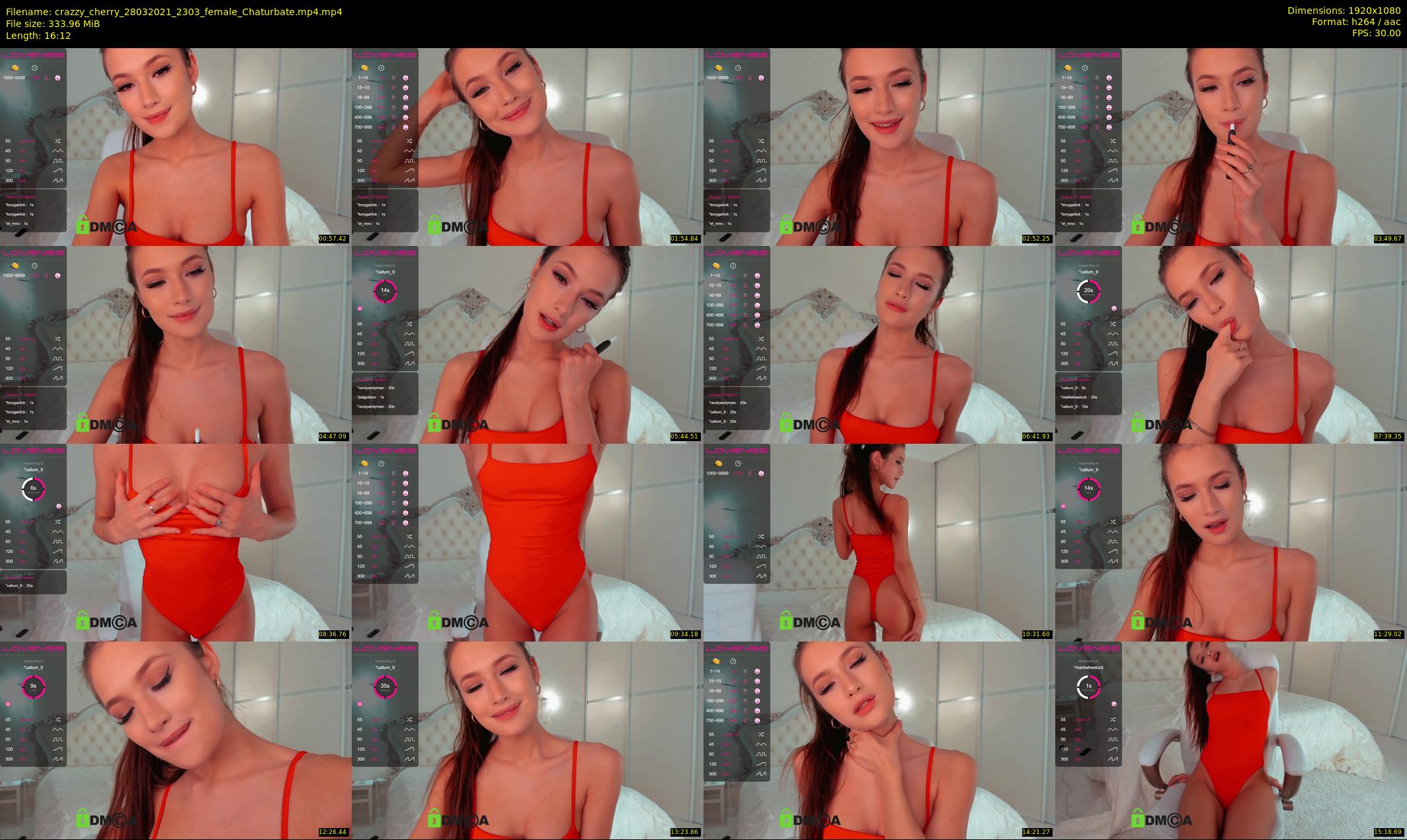 crazzy_cherry — 17 minute Chaturbate female cam show recording, 1080p, Mar 28, 2021