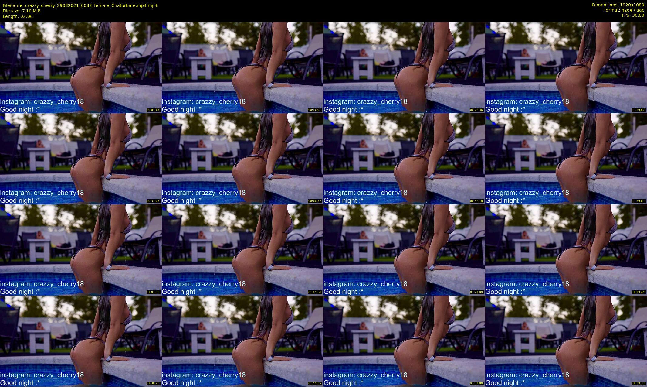 crazzy_cherry — 3 minute Chaturbate female cam show recording, 1080p, Mar 29, 2021