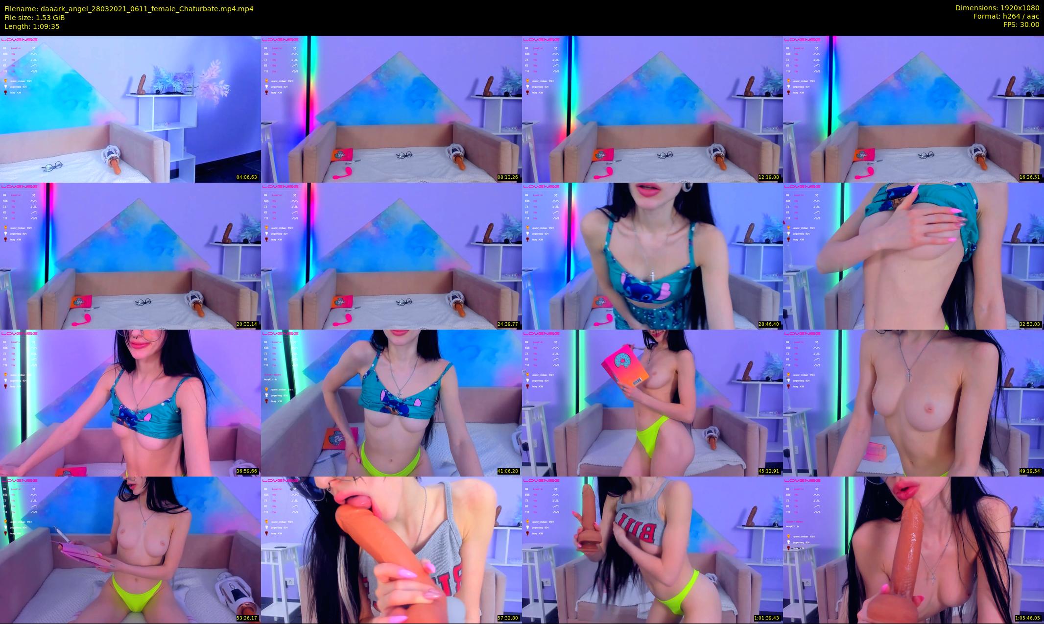daaark_angel — 70 minute Chaturbate female cam show recording, 1080p, Mar 28, 2021
