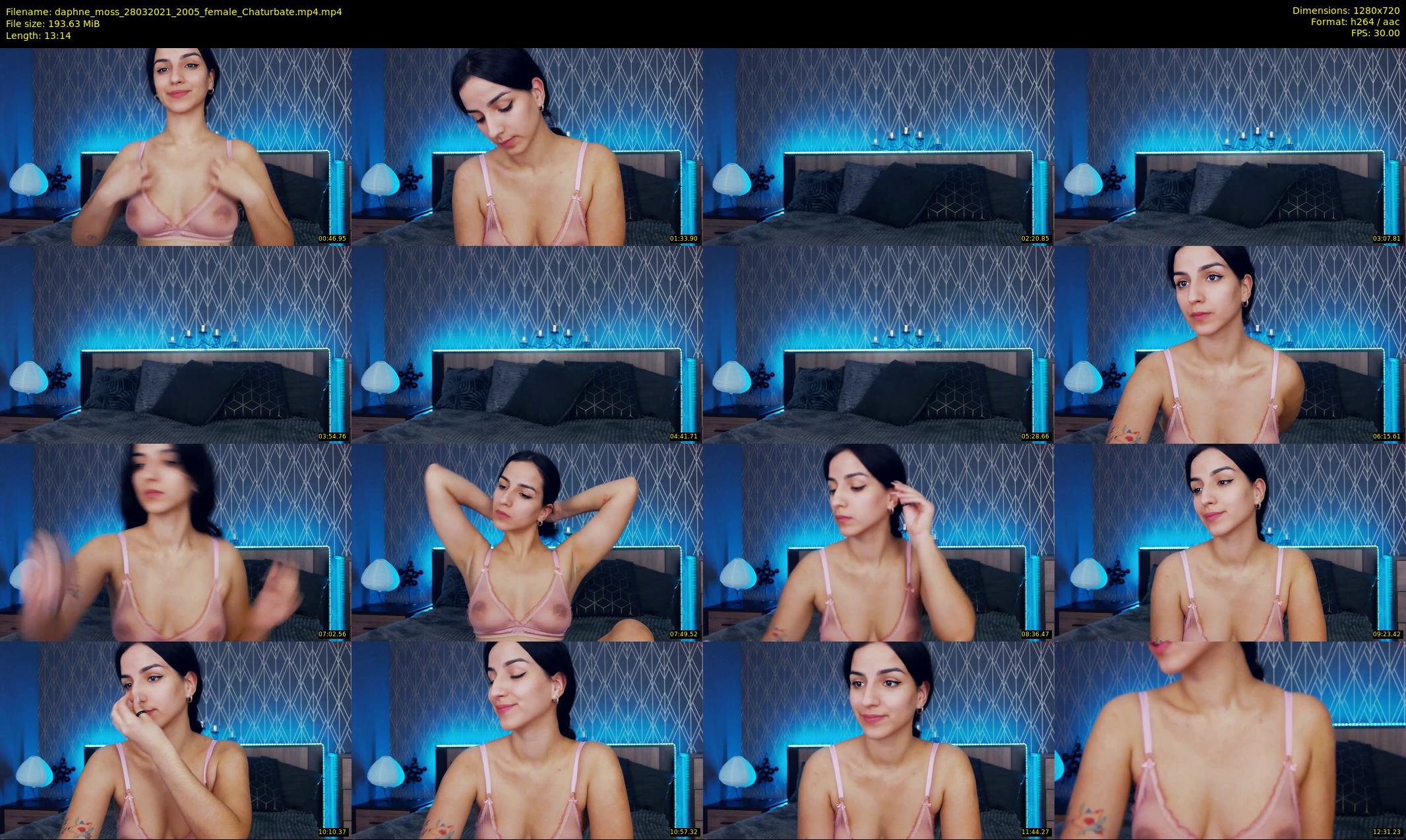 daphne_moss — 14 minute Chaturbate female cam show recording, 720p, Mar 28, 2021