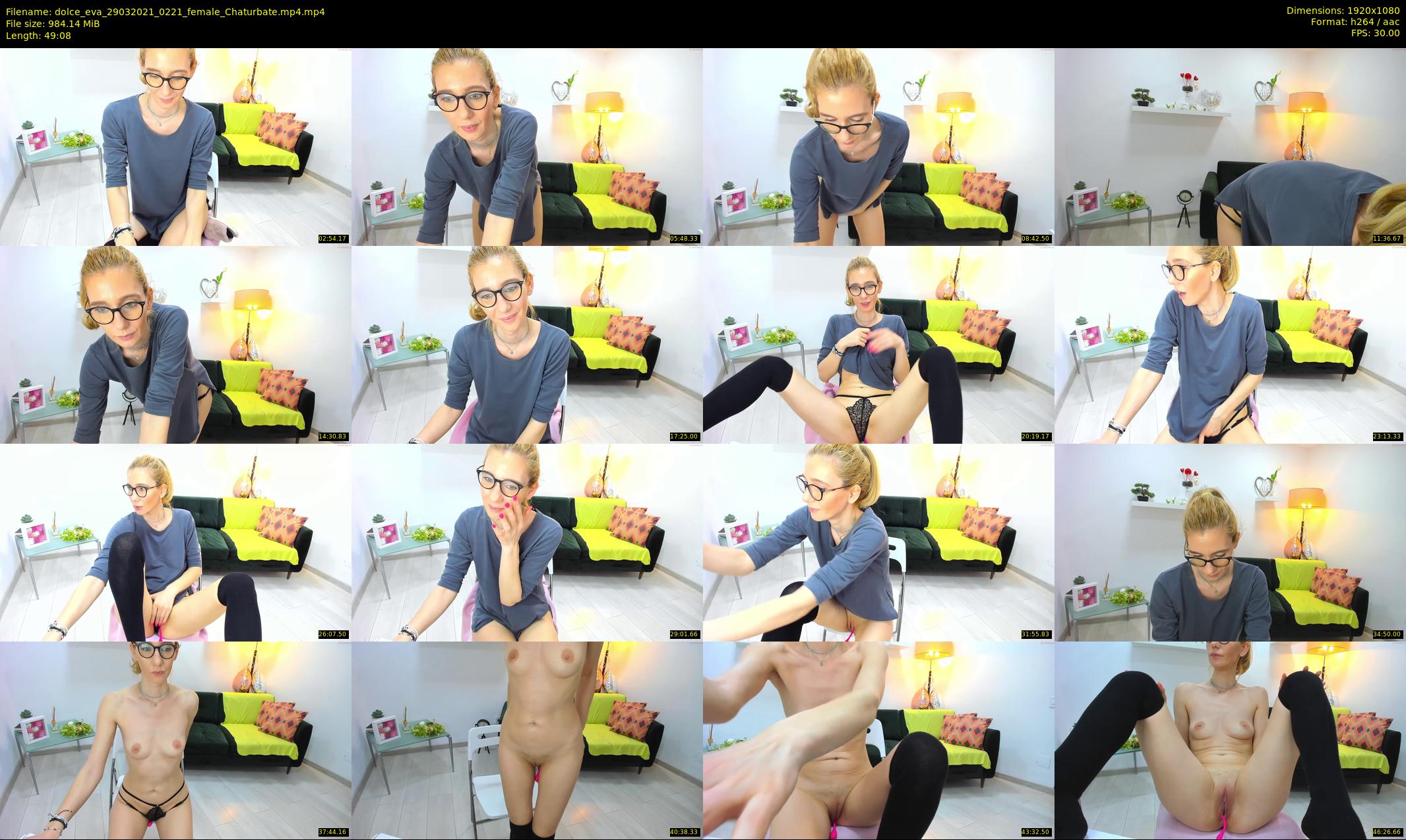 dolce_eva — 50 minute Chaturbate female cam show recording, 1080p, Mar 29, 2021