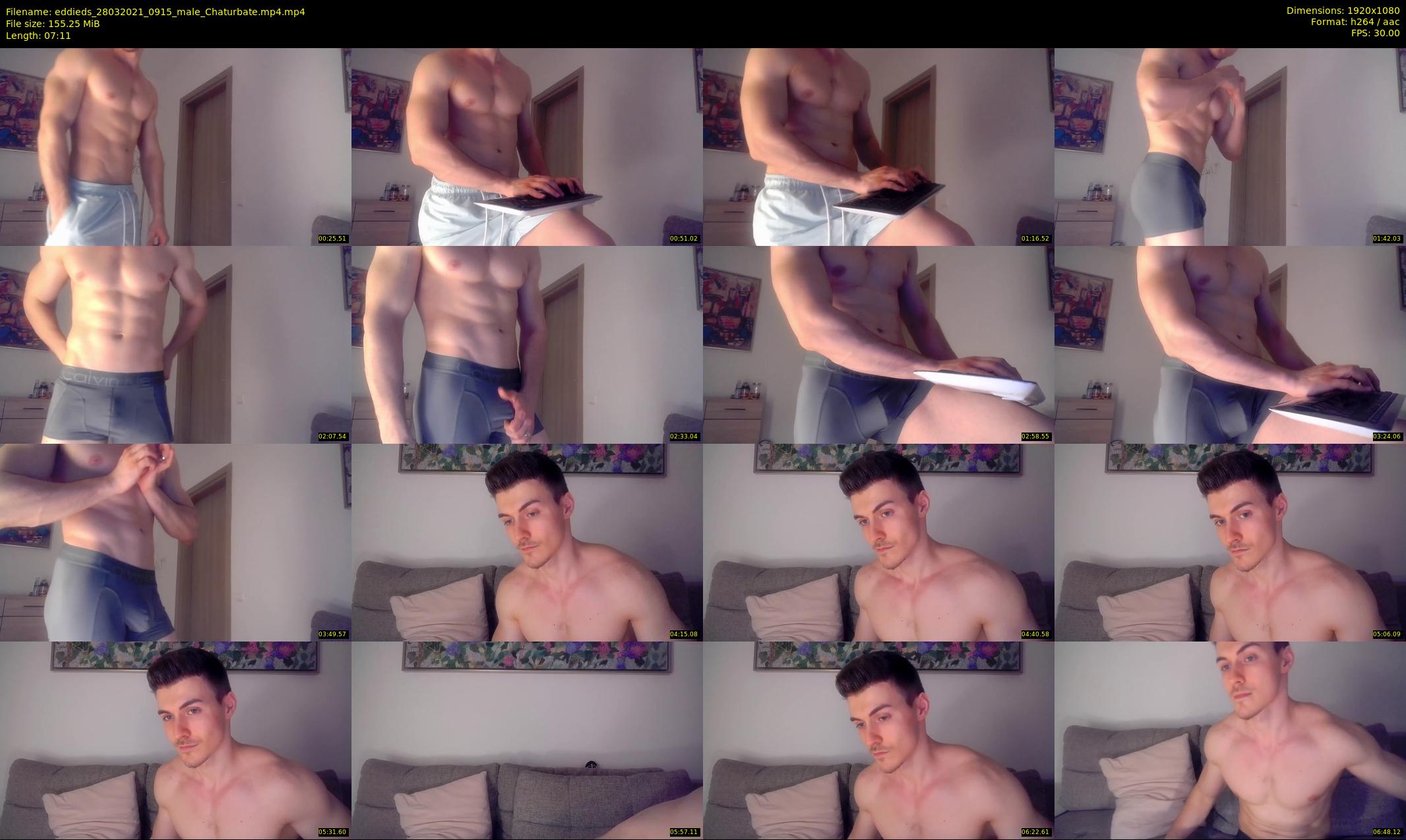 eddieds — 8 minute Chaturbate male cam show recording, 1080p, Mar 28, 2021
