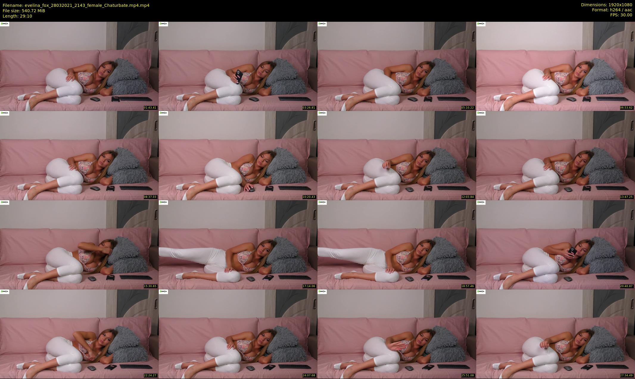 evelina_fox — 30 minute Chaturbate female cam show recording, 1080p, Mar 28, 2021
