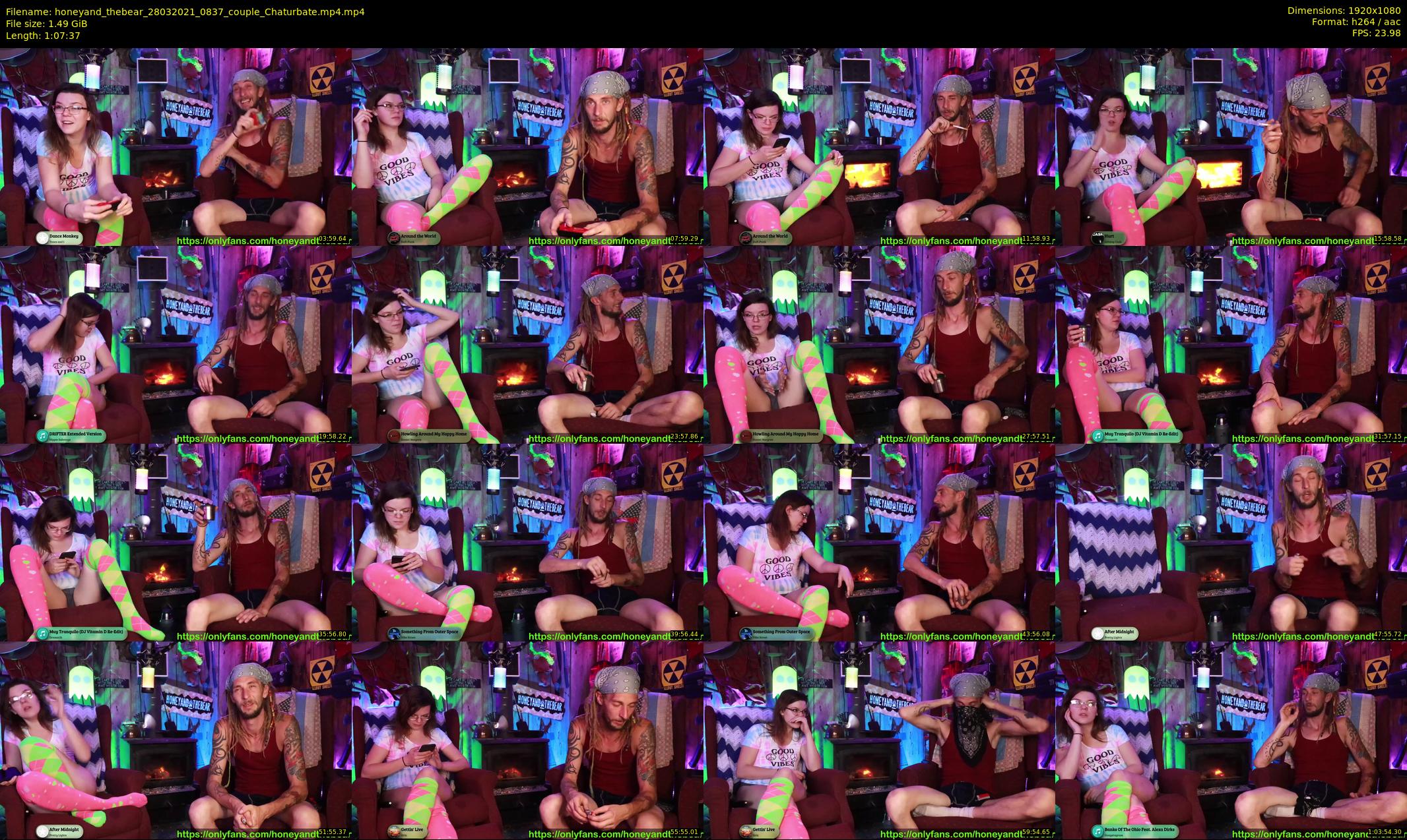 honeyand_thebear — 68 minute Chaturbate couple cam show recording, 1080p, Mar 28, 2021