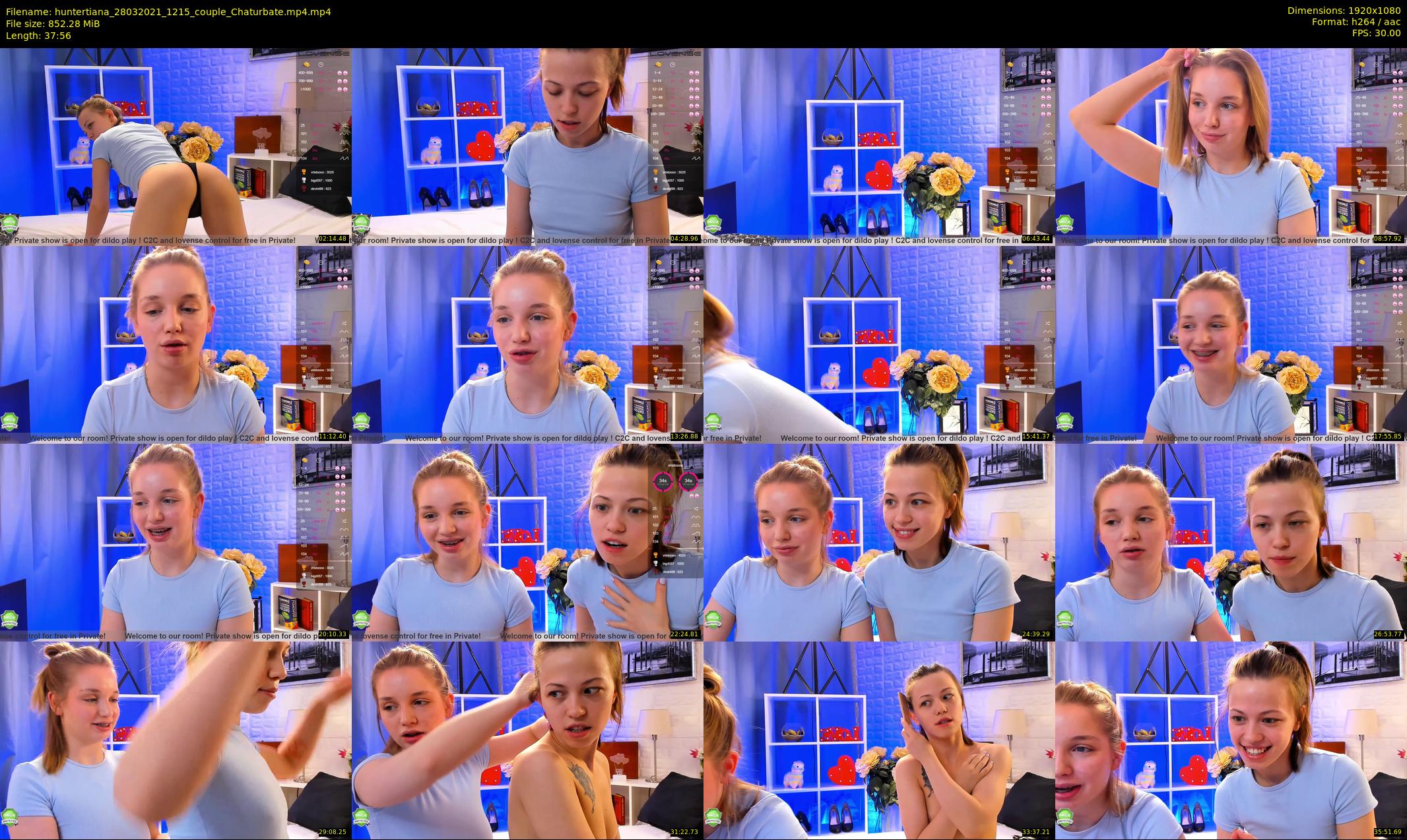 huntertiana — 38 minute Chaturbate female cam show recording, 1080p, Mar 28, 2021