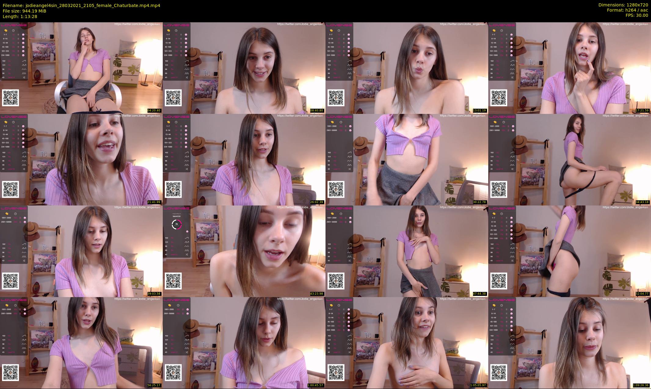 jodieangel4sin — 74 minute Chaturbate female cam show recording, 720p, Mar 28, 2021