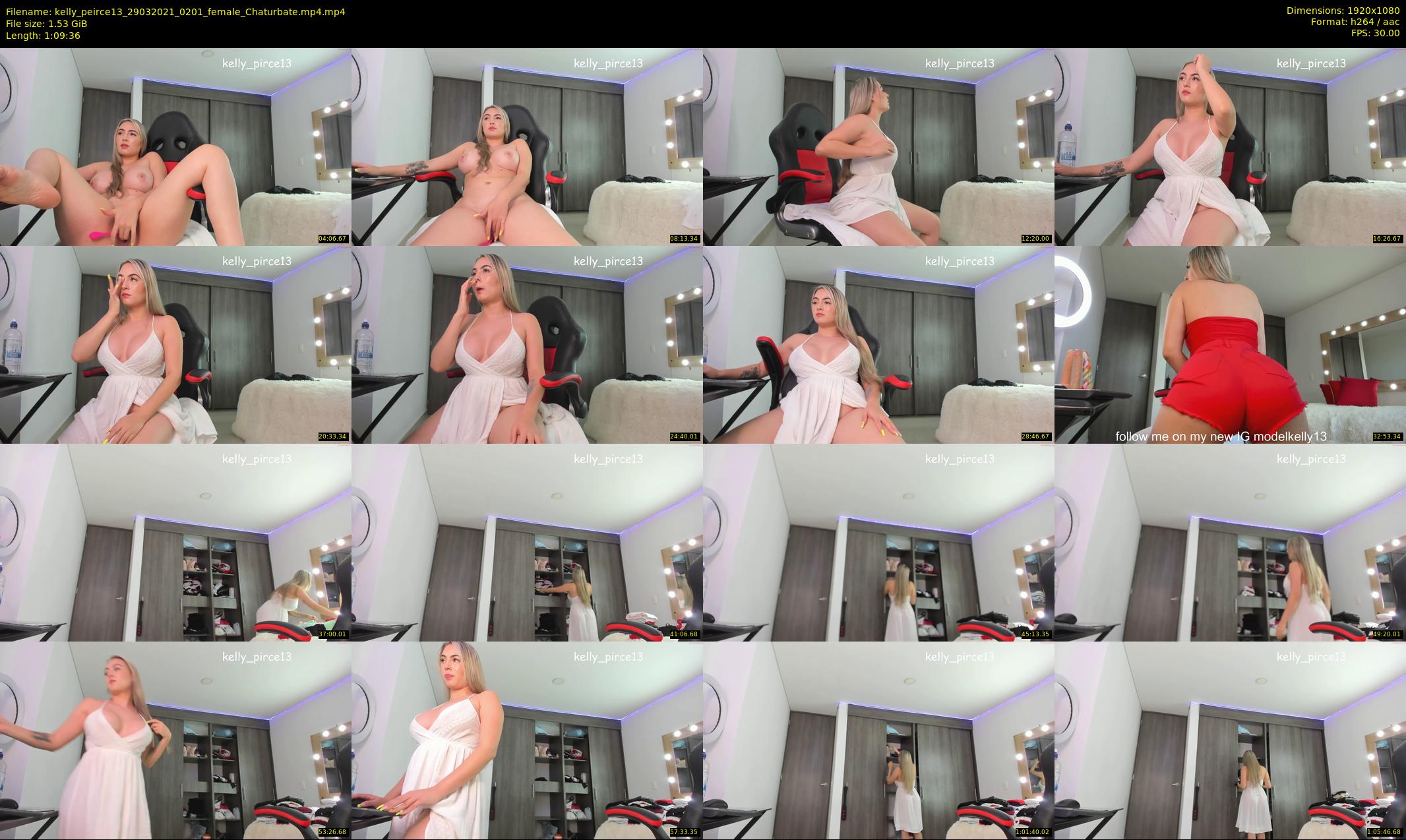 kelly_peirce13 — 70 minute Chaturbate female cam show recording, 1080p, Mar 29, 2021