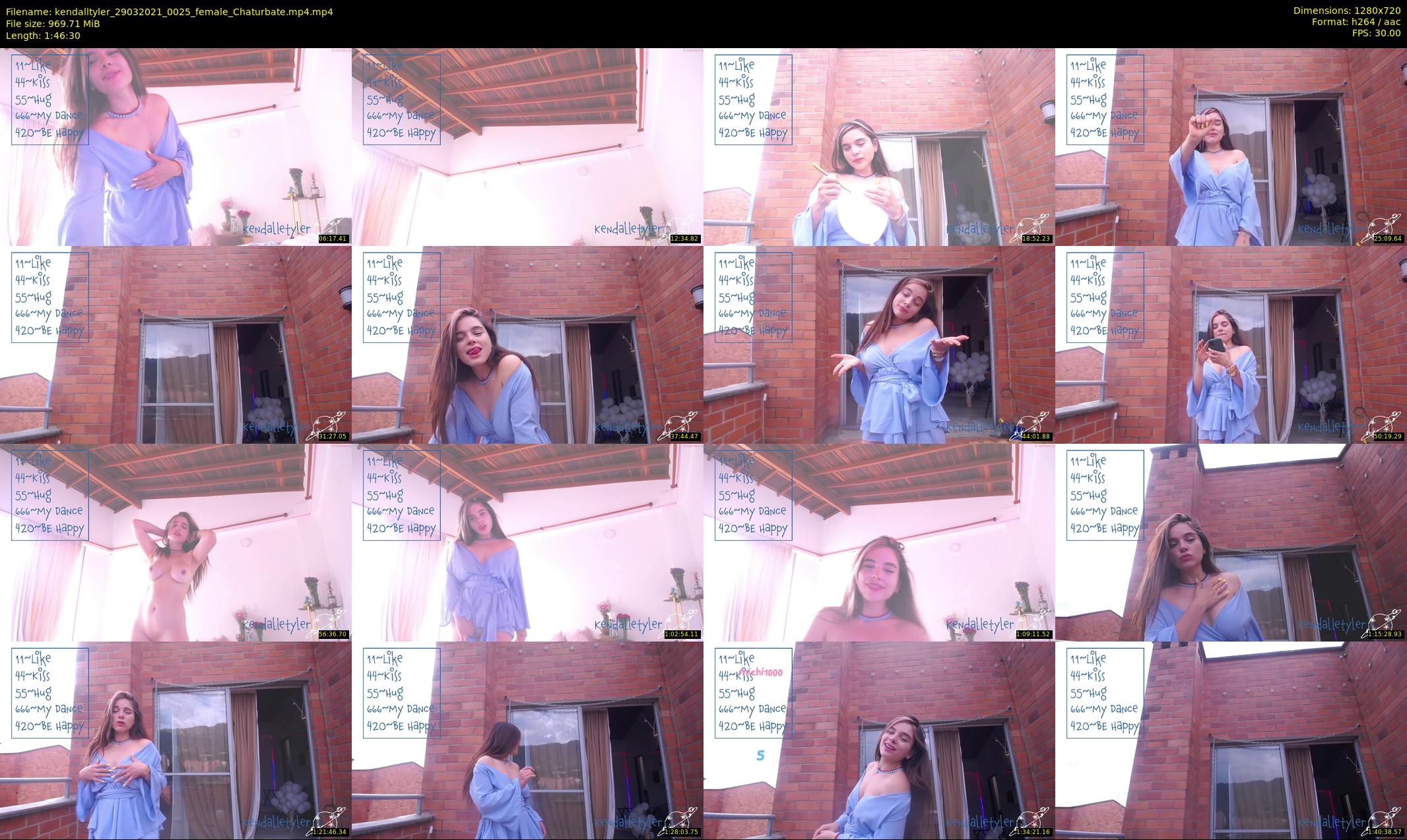 kendalltyler — 107 minute Chaturbate female cam show recording, 720p, Mar 29, 2021
