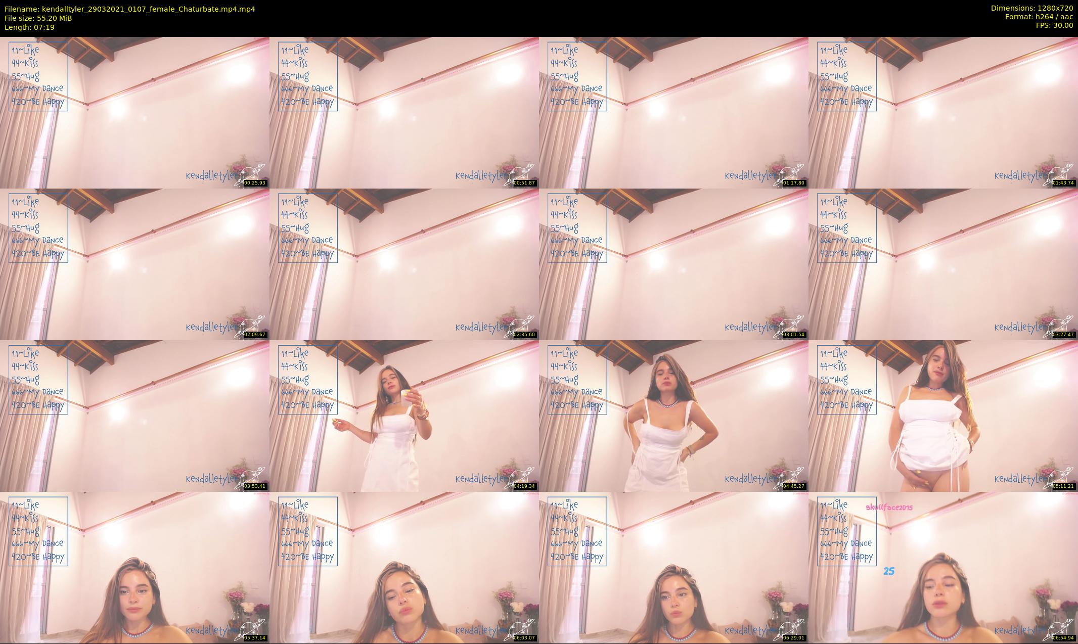 kendalltyler — 8 minute Chaturbate female cam show recording, 720p, Mar 29, 2021