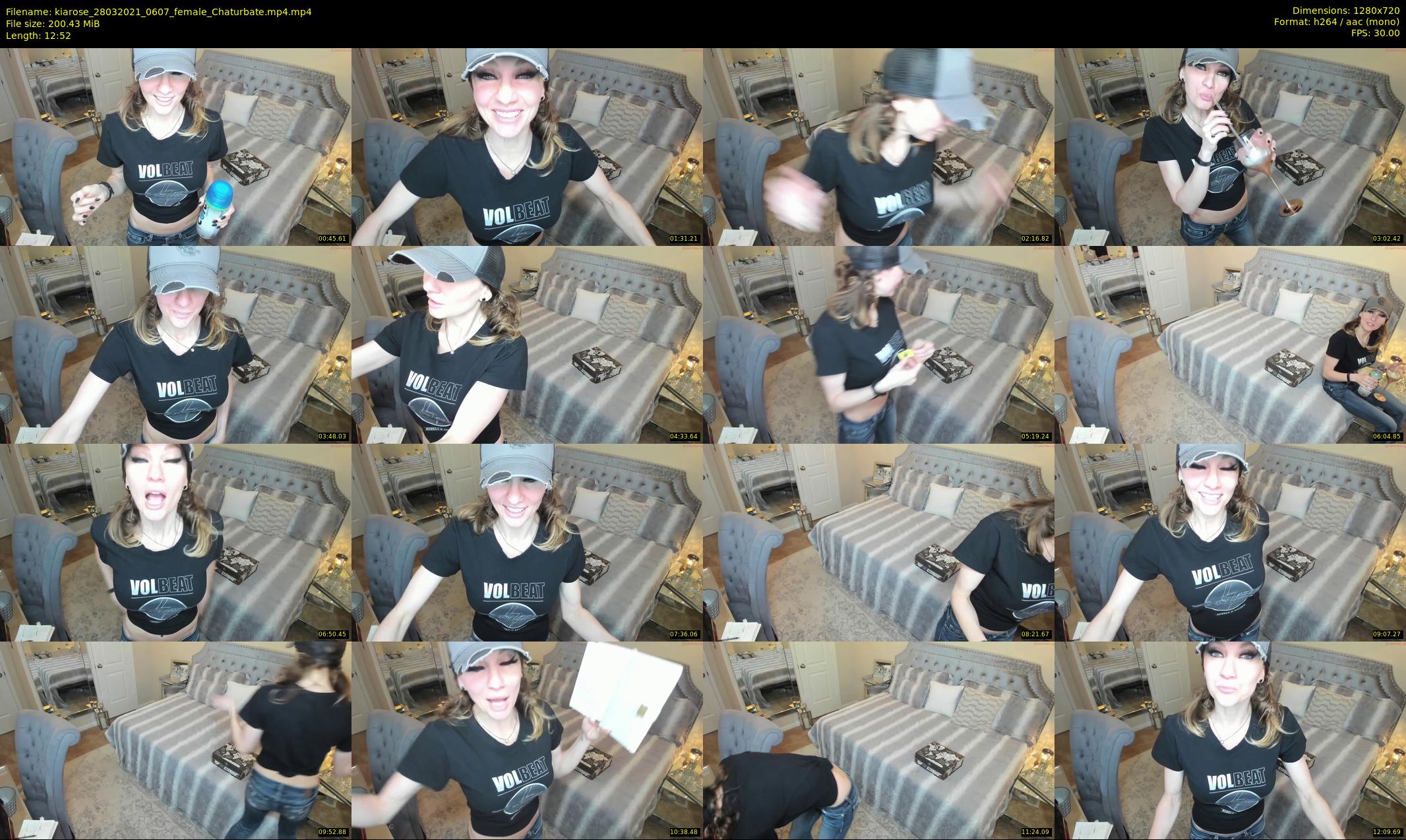 kiarose — 13 minute Chaturbate female cam show recording, 720p, Mar 28, 2021