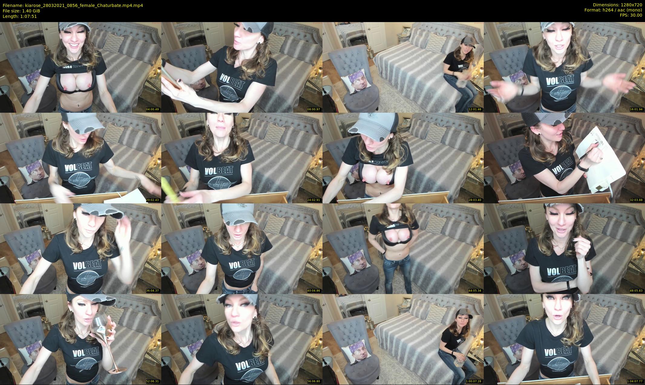kiarose — 68 minute Chaturbate female cam show recording, 720p, Mar 28, 2021