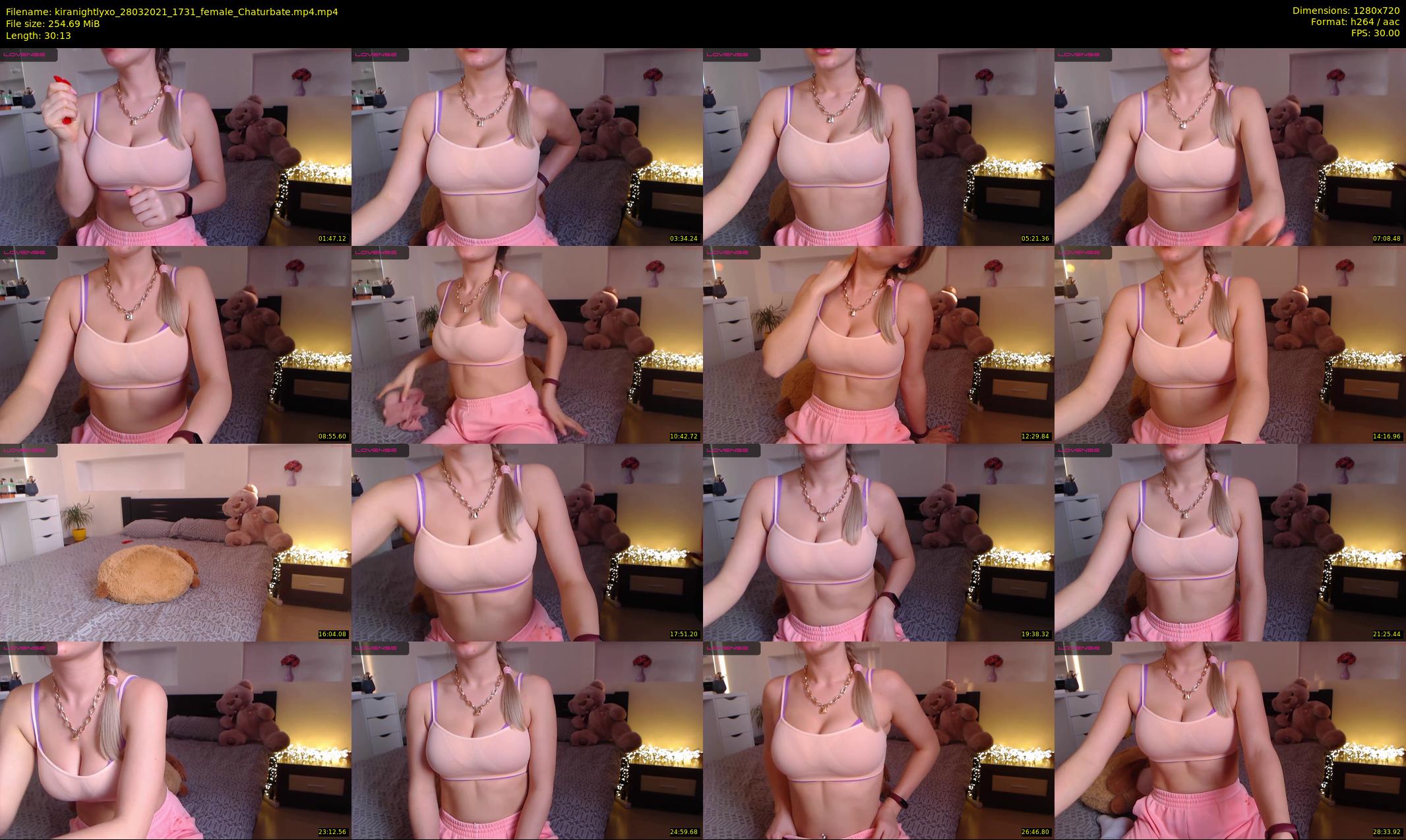 kiranightlyxo — 31 minute Chaturbate female cam show recording, 720p, Mar 28, 2021