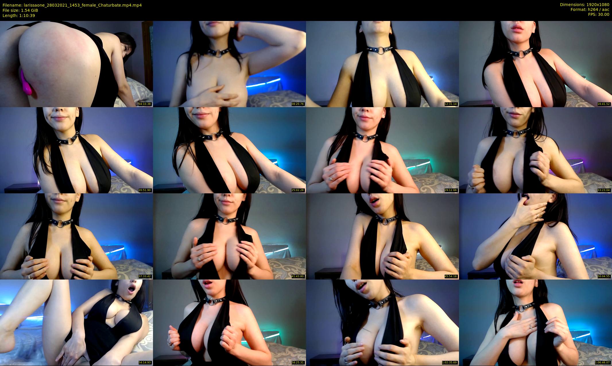 larissaone — 71 minute Chaturbate female cam show recording, 1080p, Mar 28, 2021
