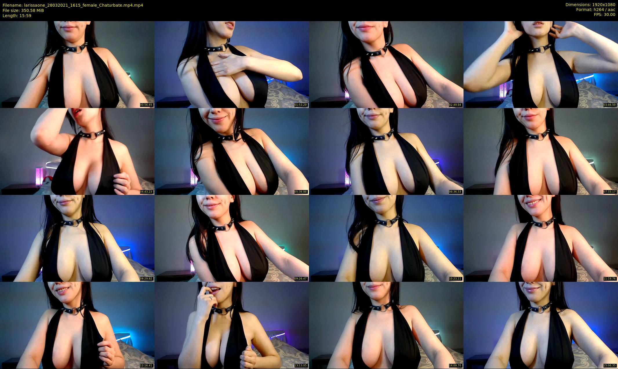 larissaone — 16 minute Chaturbate female cam show recording, 1080p, Mar 28, 2021