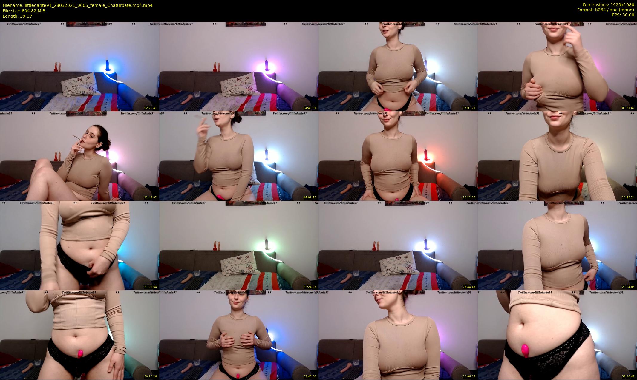 littledante91 — 40 minute Chaturbate couple cam show recording, 1080p, Mar 28, 2021