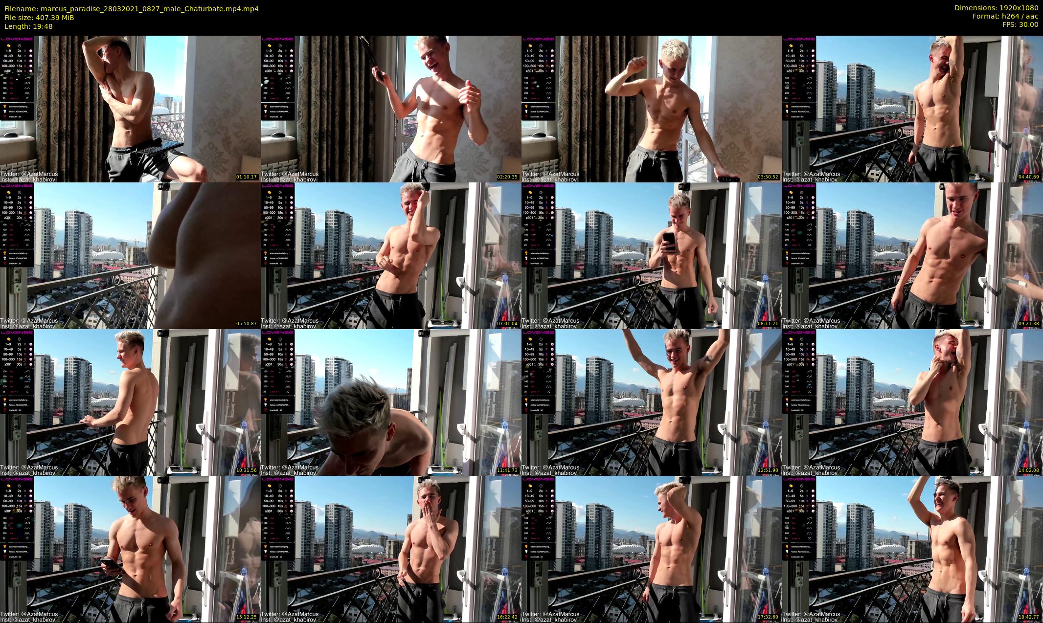 marcus_paradise — 20 minute Chaturbate male cam show recording, 1080p, Mar 28, 2021