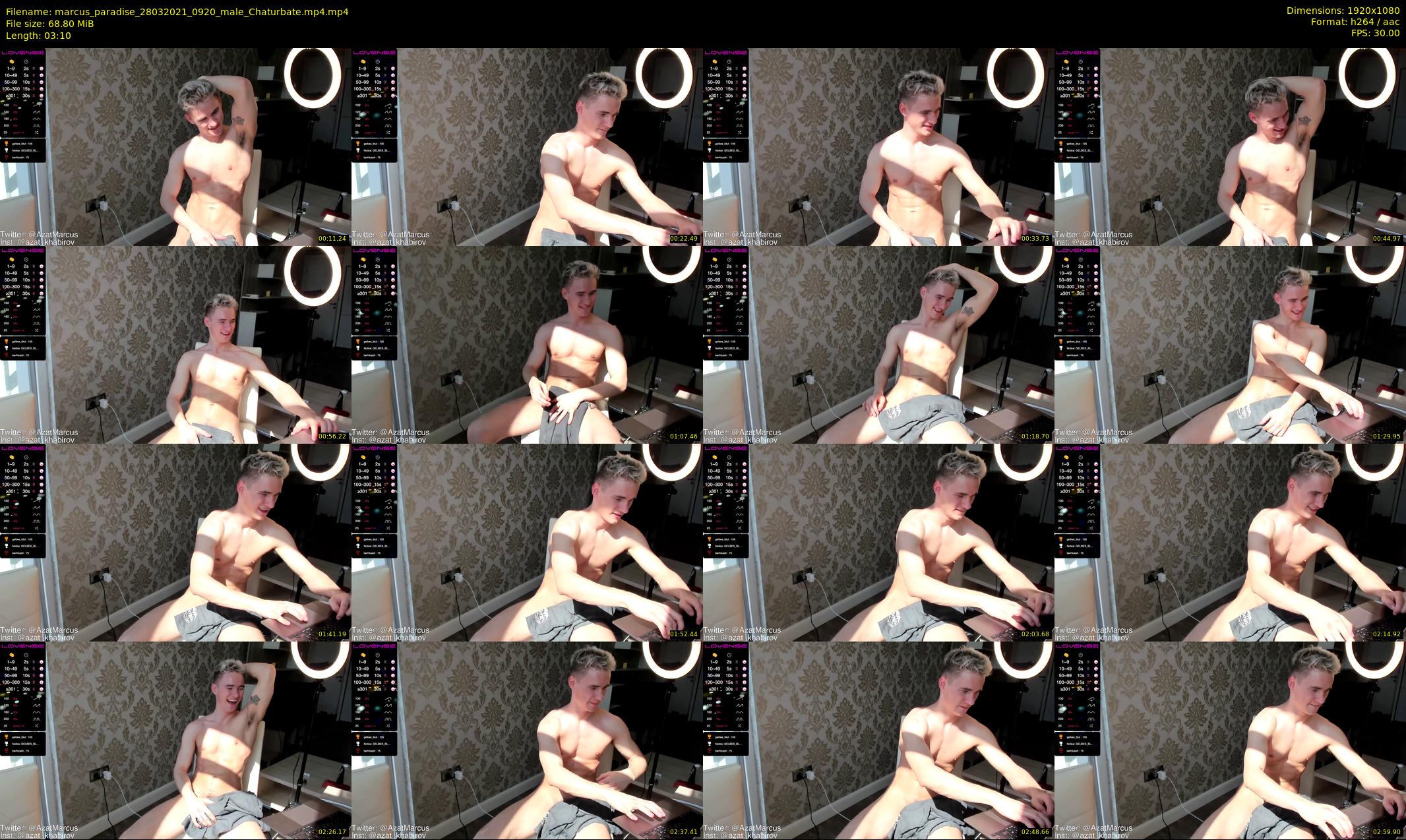 marcus_paradise — 4 minute Chaturbate male cam show recording, 1080p, Mar 28, 2021
