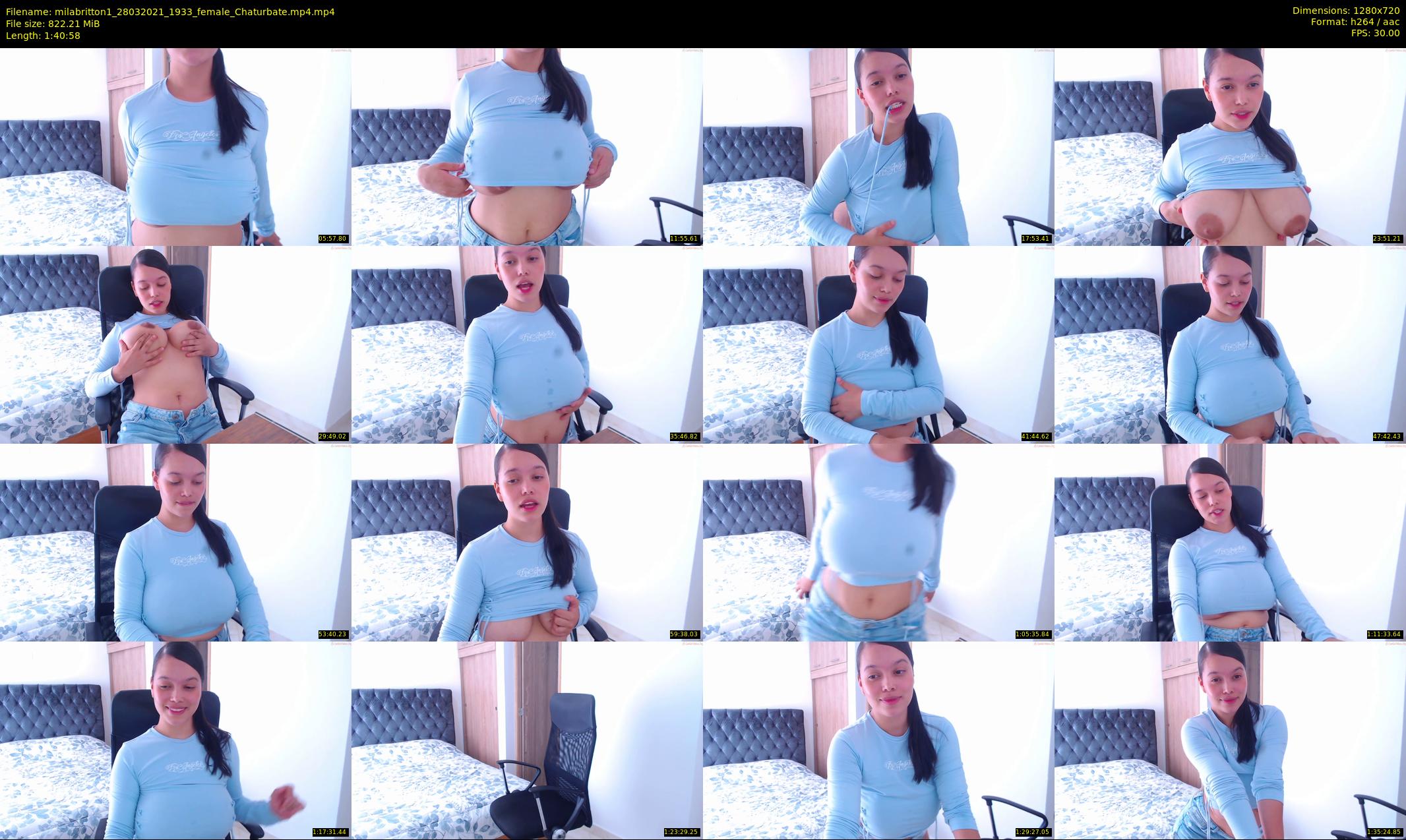 milabritton1 — 101 minute Chaturbate female cam show recording, 720p, Mar 28, 2021