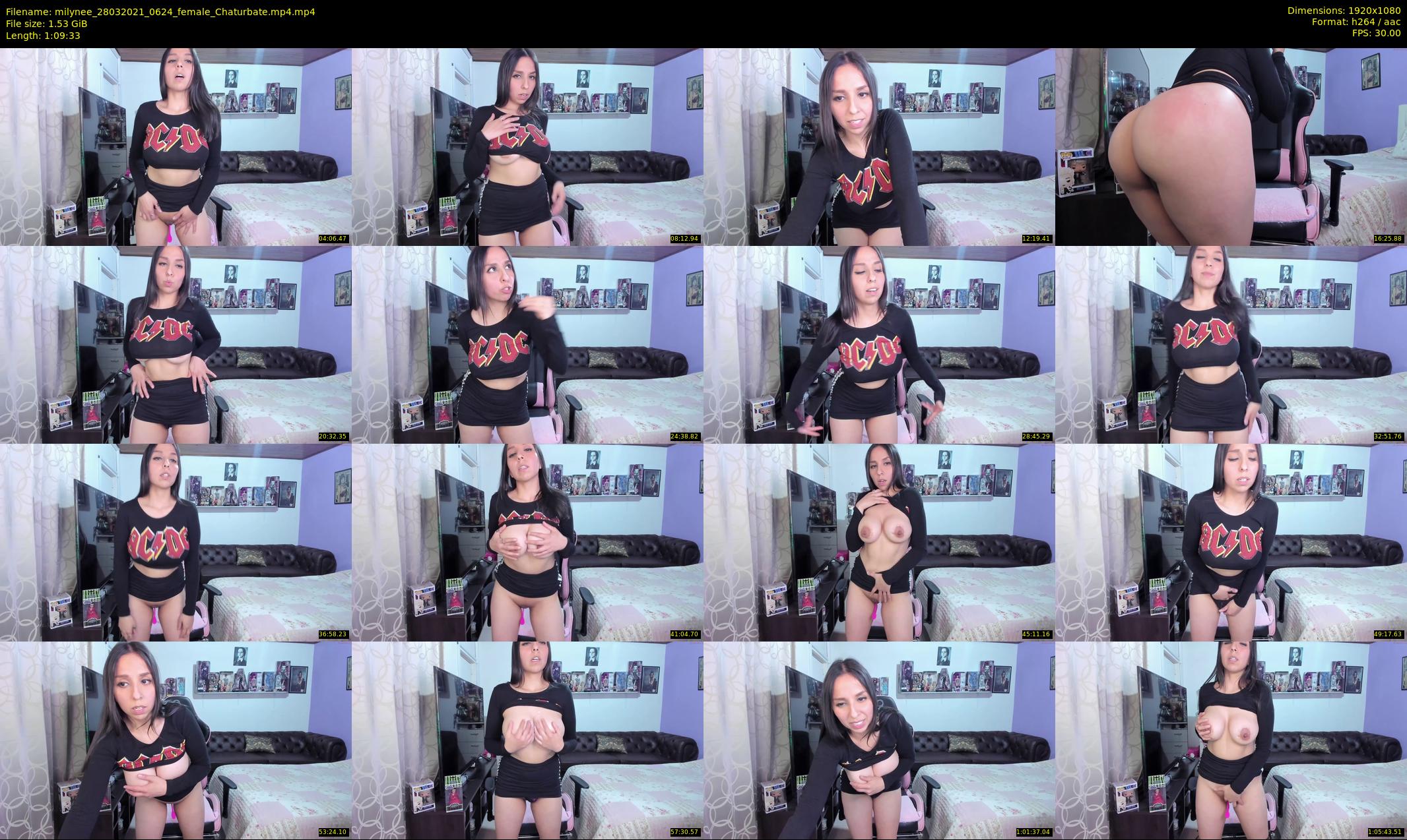 milynee — 70 minute Chaturbate female cam show recording, 1080p, Mar 28, 2021