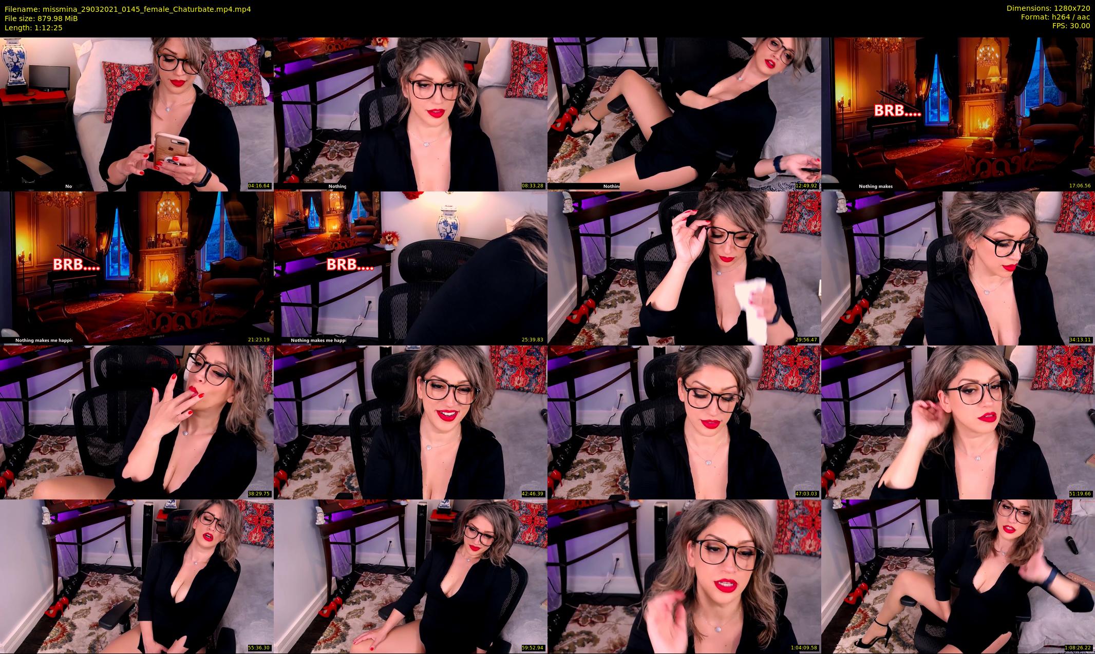 missmina — 73 minute Chaturbate female cam show recording, 720p, Mar 29, 2021