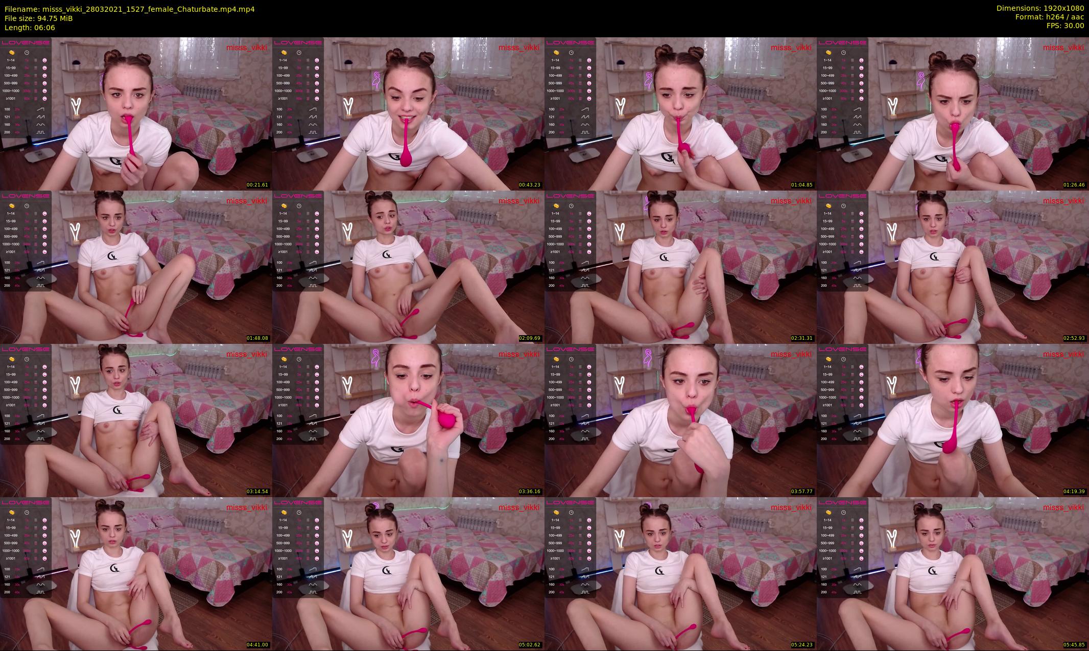 misss_vikki — 7 minute Chaturbate female cam show recording, 1080p, Mar 28, 2021