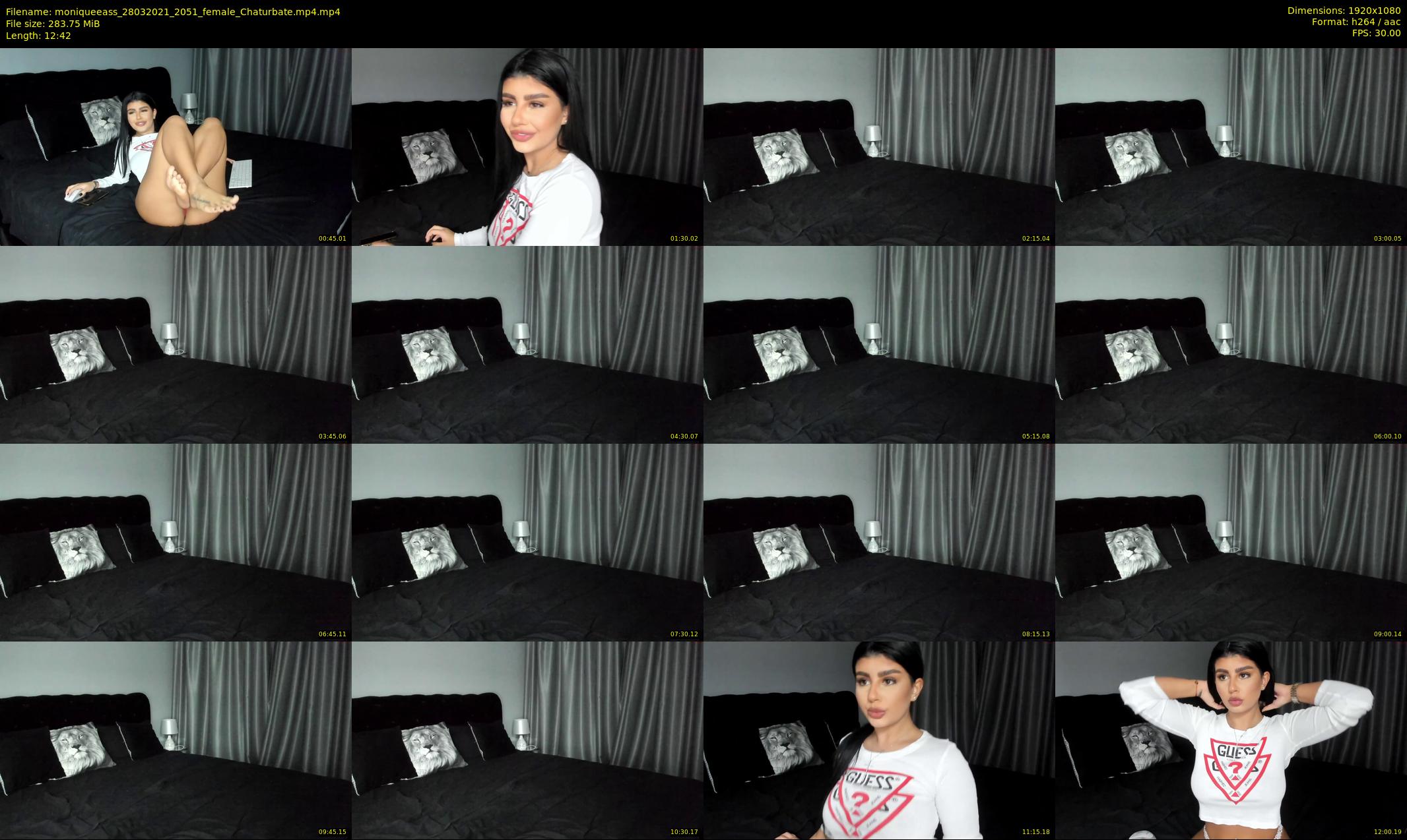 moniqueeass — 13 minute Chaturbate female cam show recording, 1080p, Mar 28, 2021