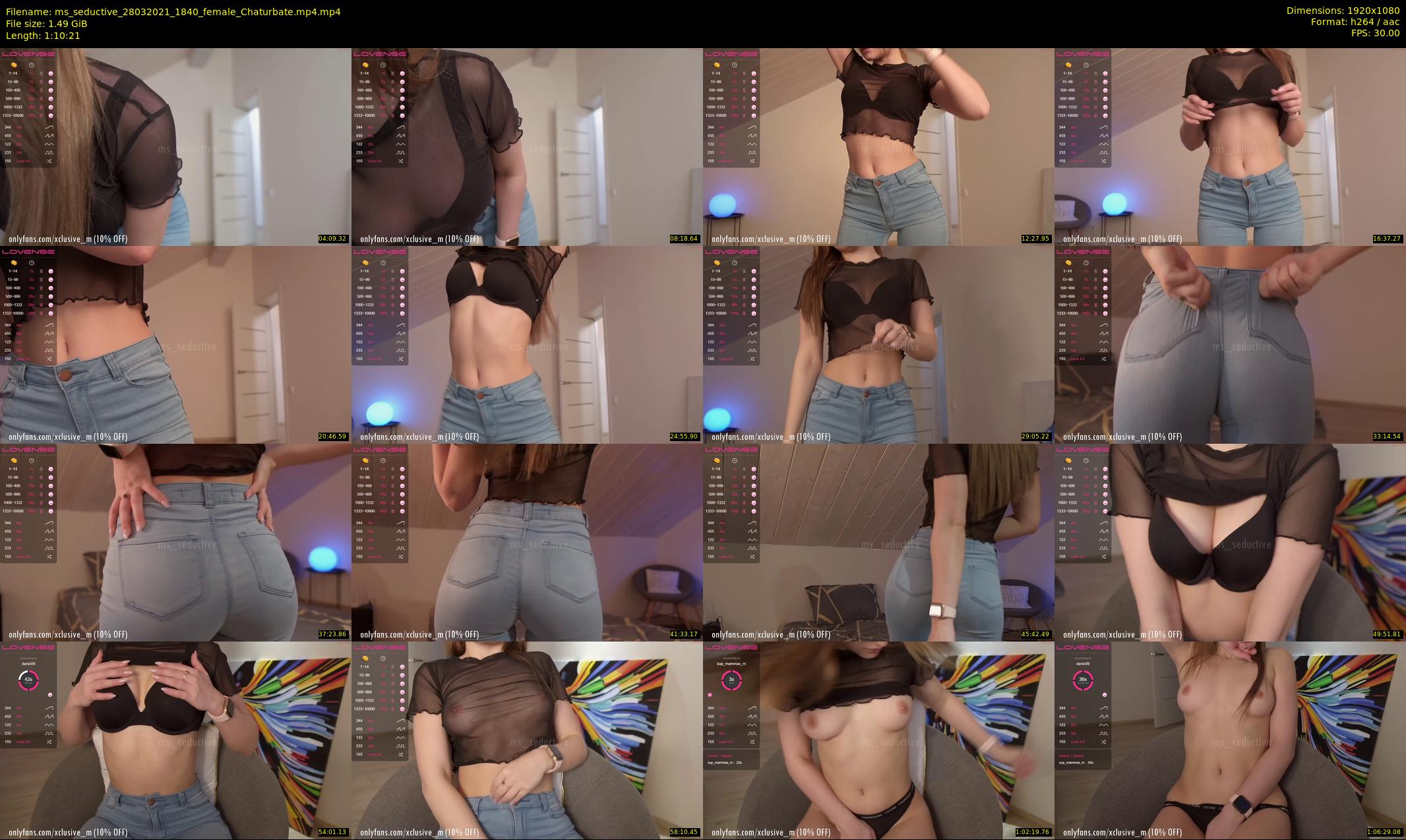 ms_seductive — 71 minute Chaturbate female cam show recording, 1080p, Mar 28, 2021