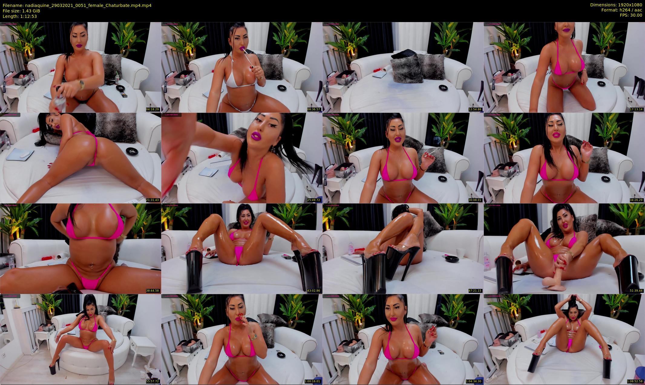nadiaquine — 73 minute Chaturbate female cam show recording, 1080p, Mar 29, 2021