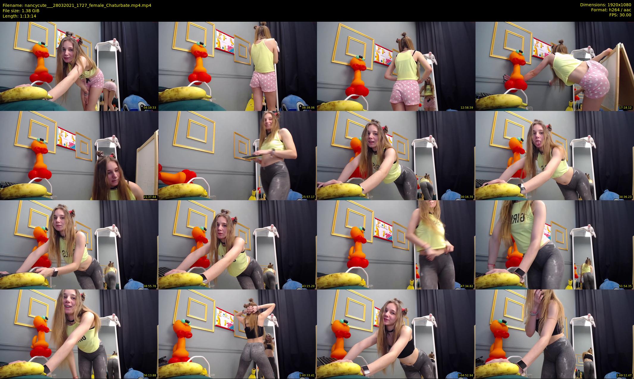 nancycute__ — 74 minute Chaturbate female cam show recording, 1080p, Mar 28, 2021
