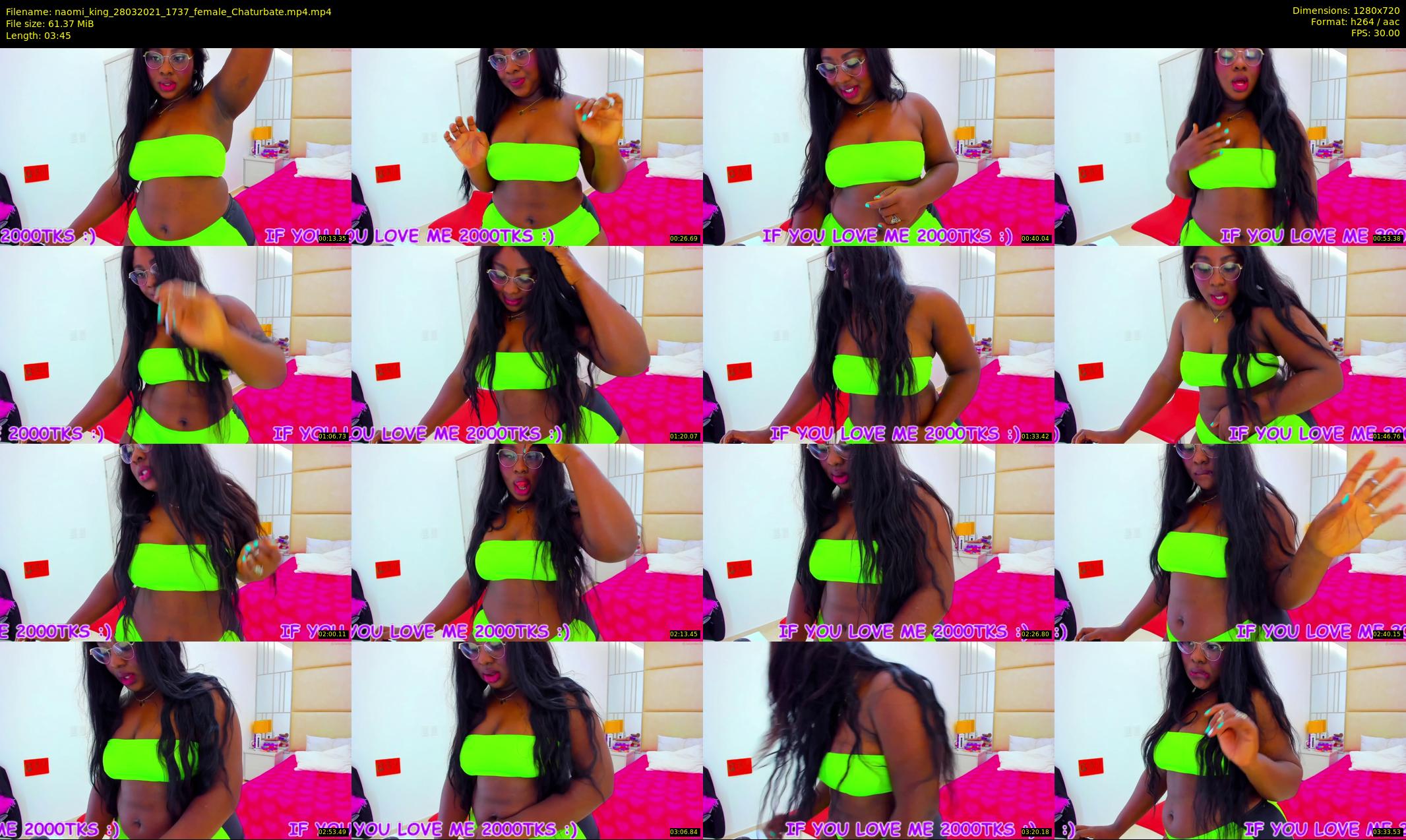 naomi_king — 4 minute Chaturbate female cam show recording, 720p, Mar 28, 2021
