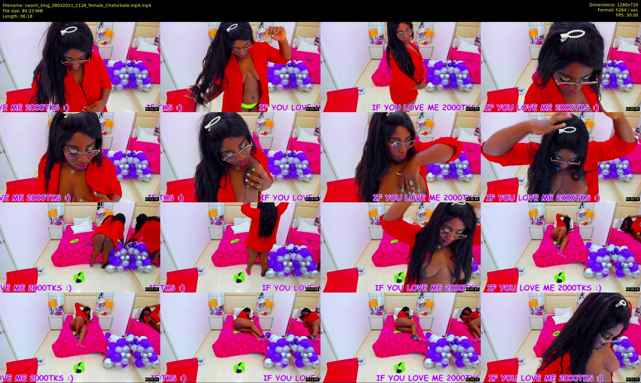 naomi_king — 7 minute Chaturbate female cam show recording, 720p, Mar 28, 2021