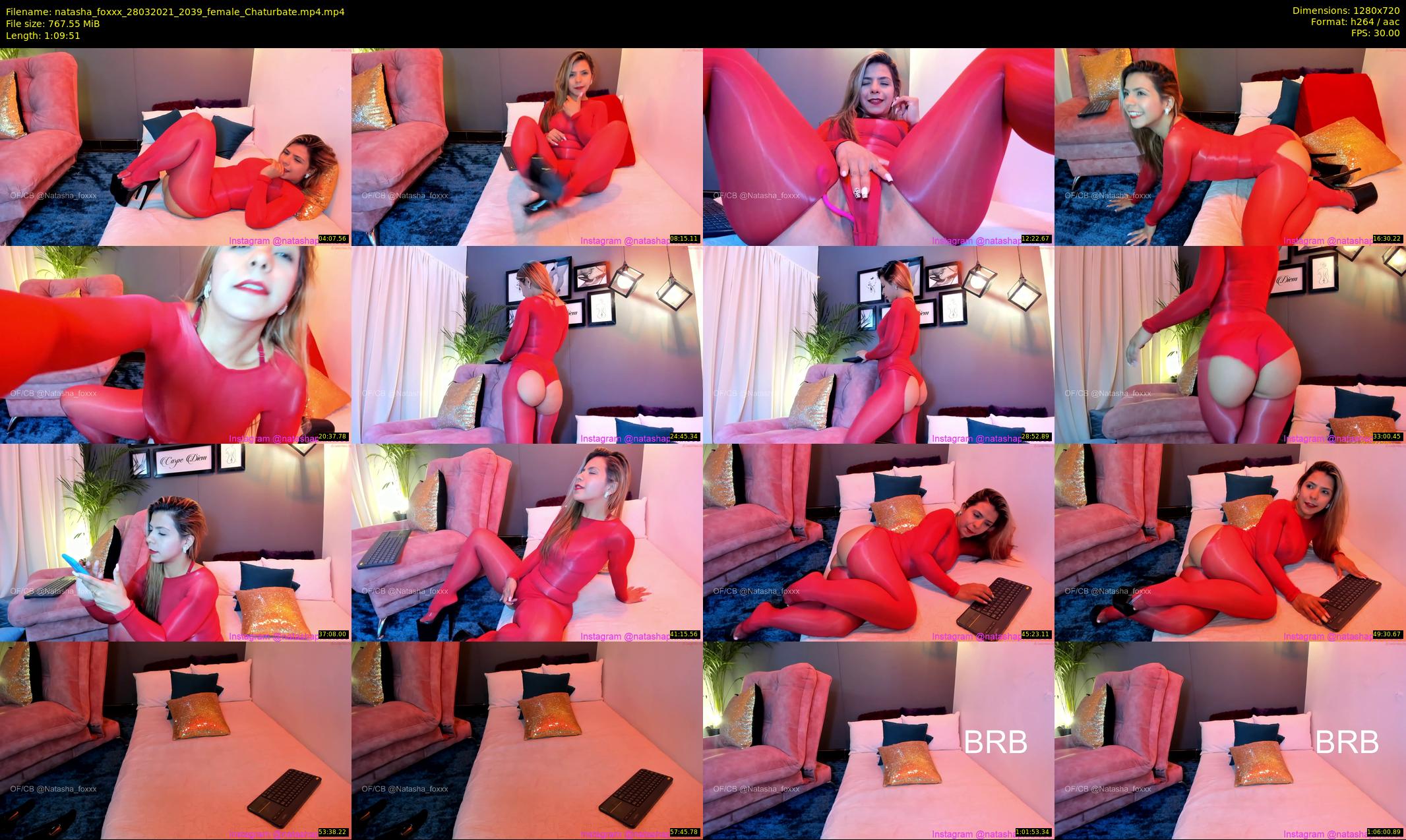 natasha_foxxx — 70 minute Chaturbate female cam show recording, 720p, Mar 28, 2021