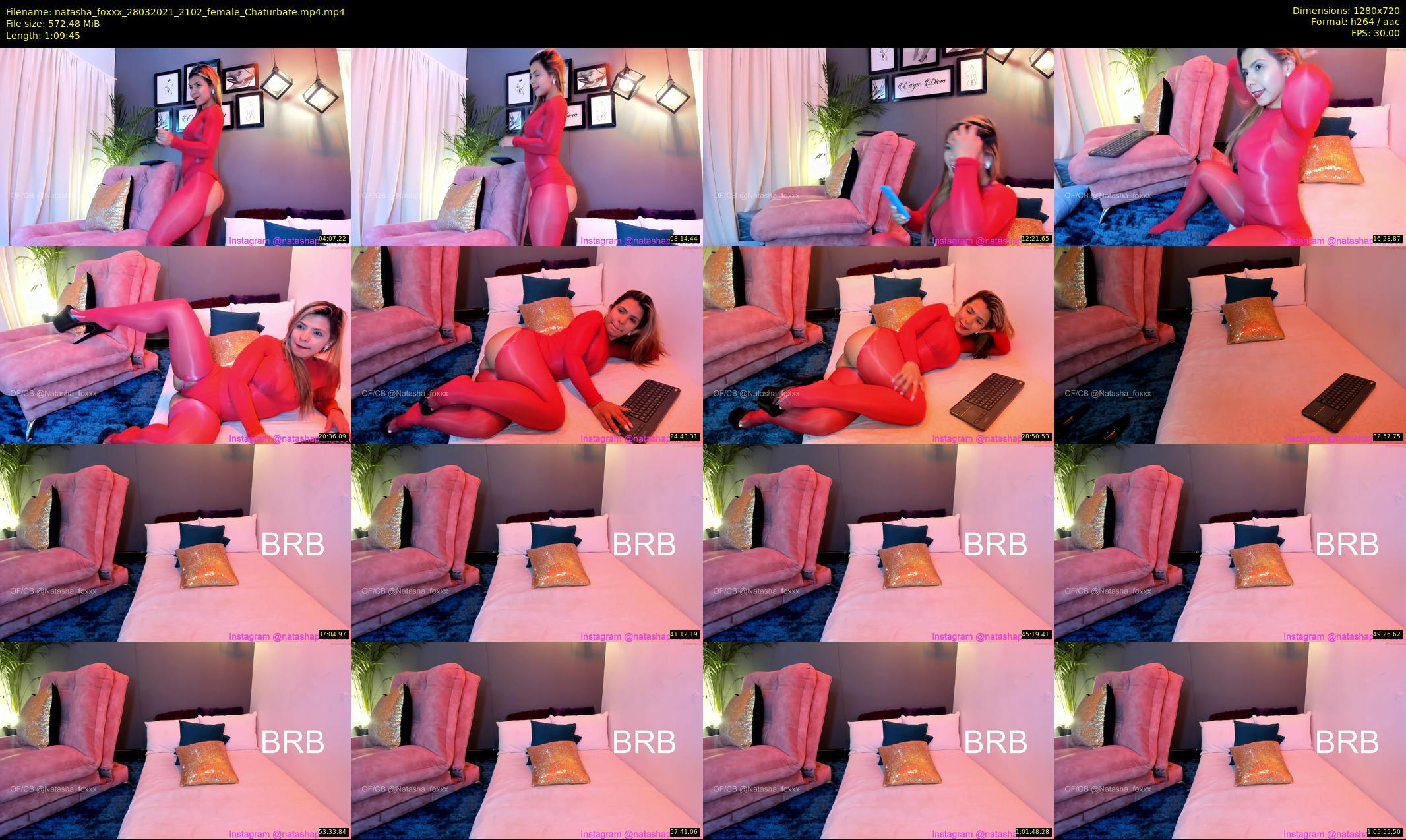 natasha_foxxx — 70 minute Chaturbate female cam show recording, 720p, Mar 28, 2021