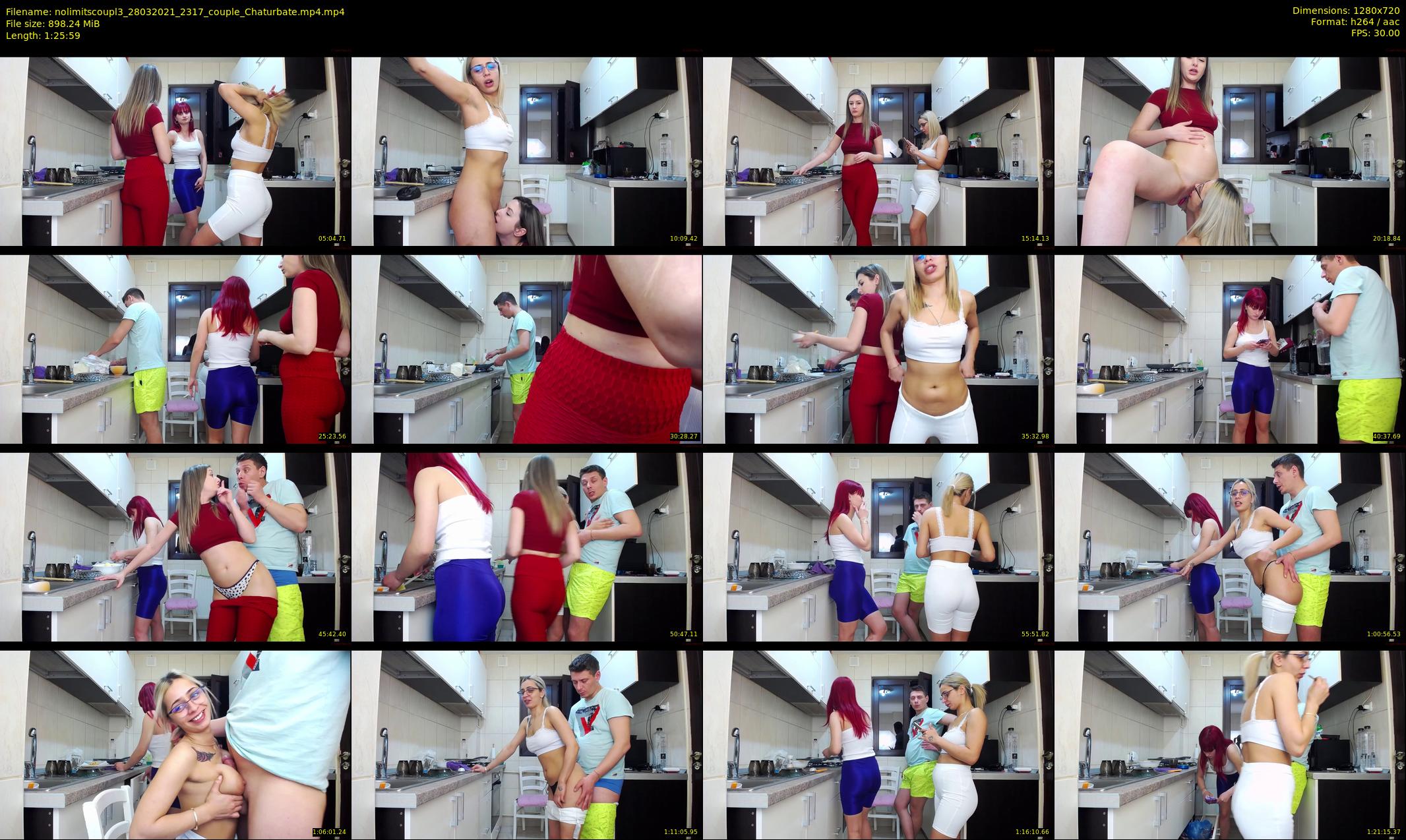 nolimitscoupl3 — 86 minute Chaturbate couple cam show recording, 720p, Mar 28, 2021