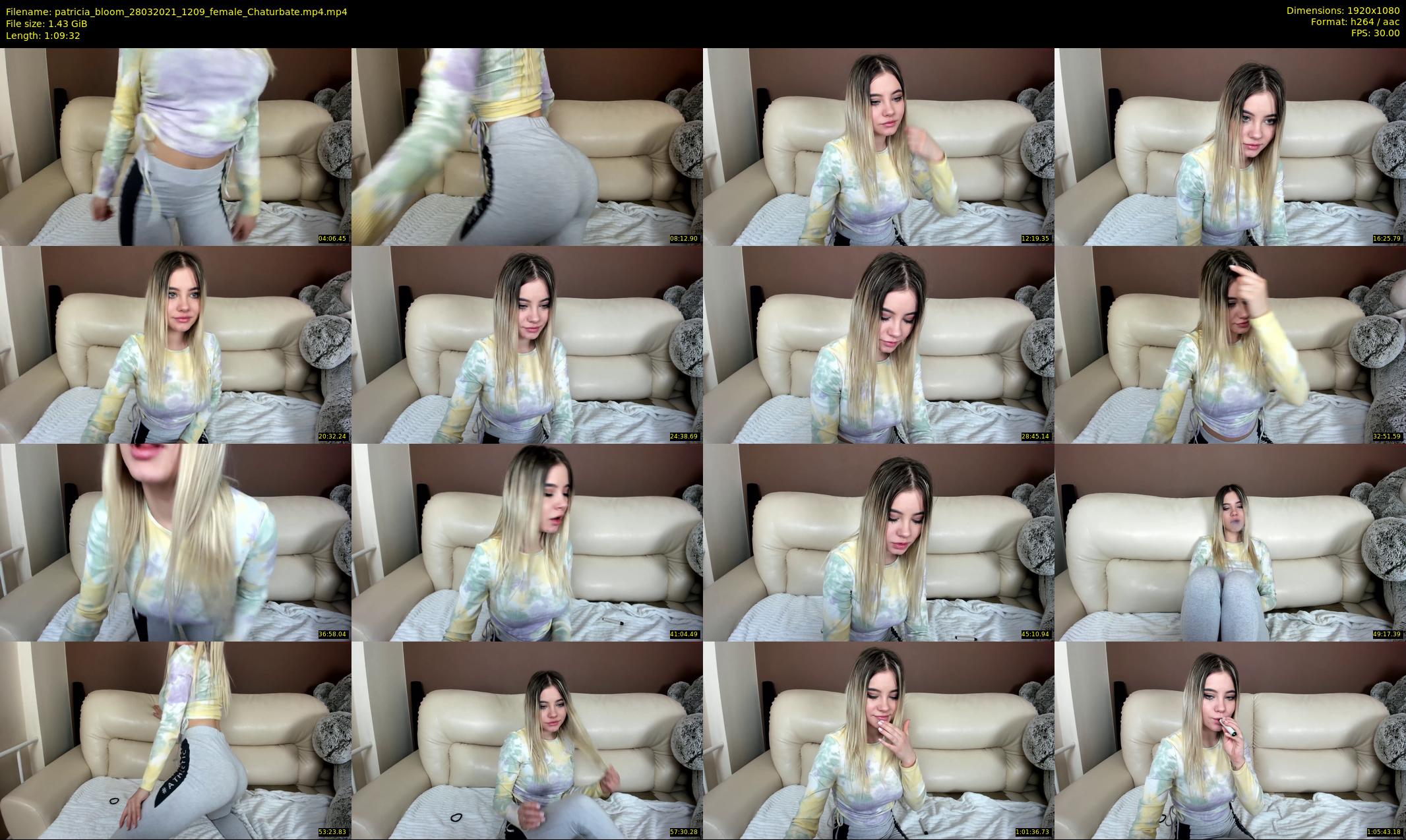 patricia_bloom — 70 minute Chaturbate female cam show recording, 1080p, Mar 28, 2021