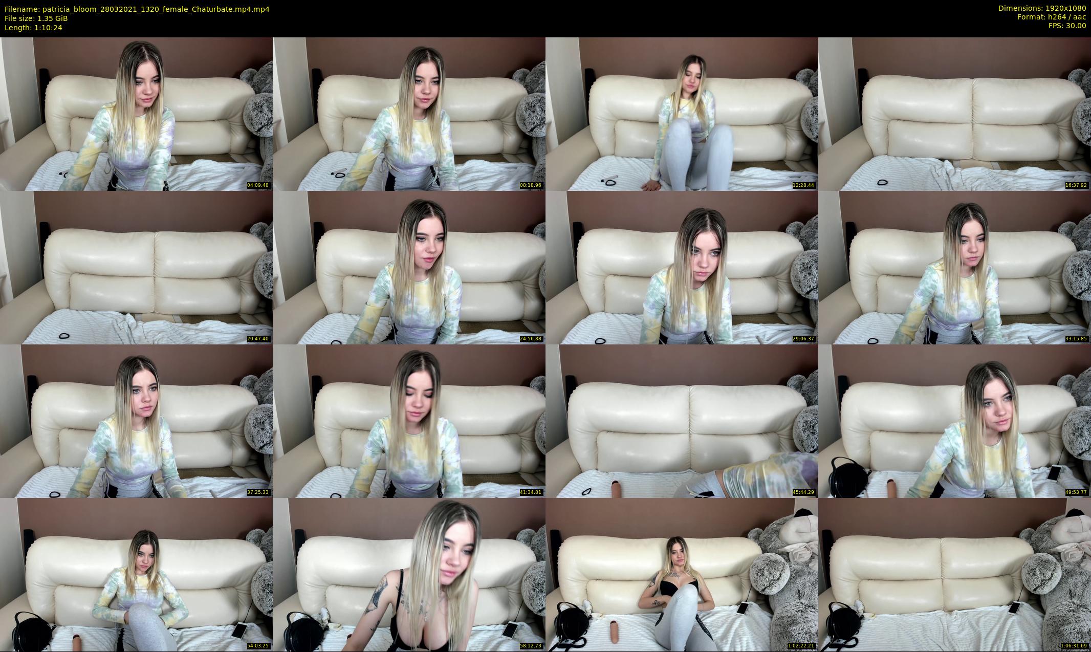 patricia_bloom — 71 minute Chaturbate female cam show recording, 1080p, Mar 28, 2021
