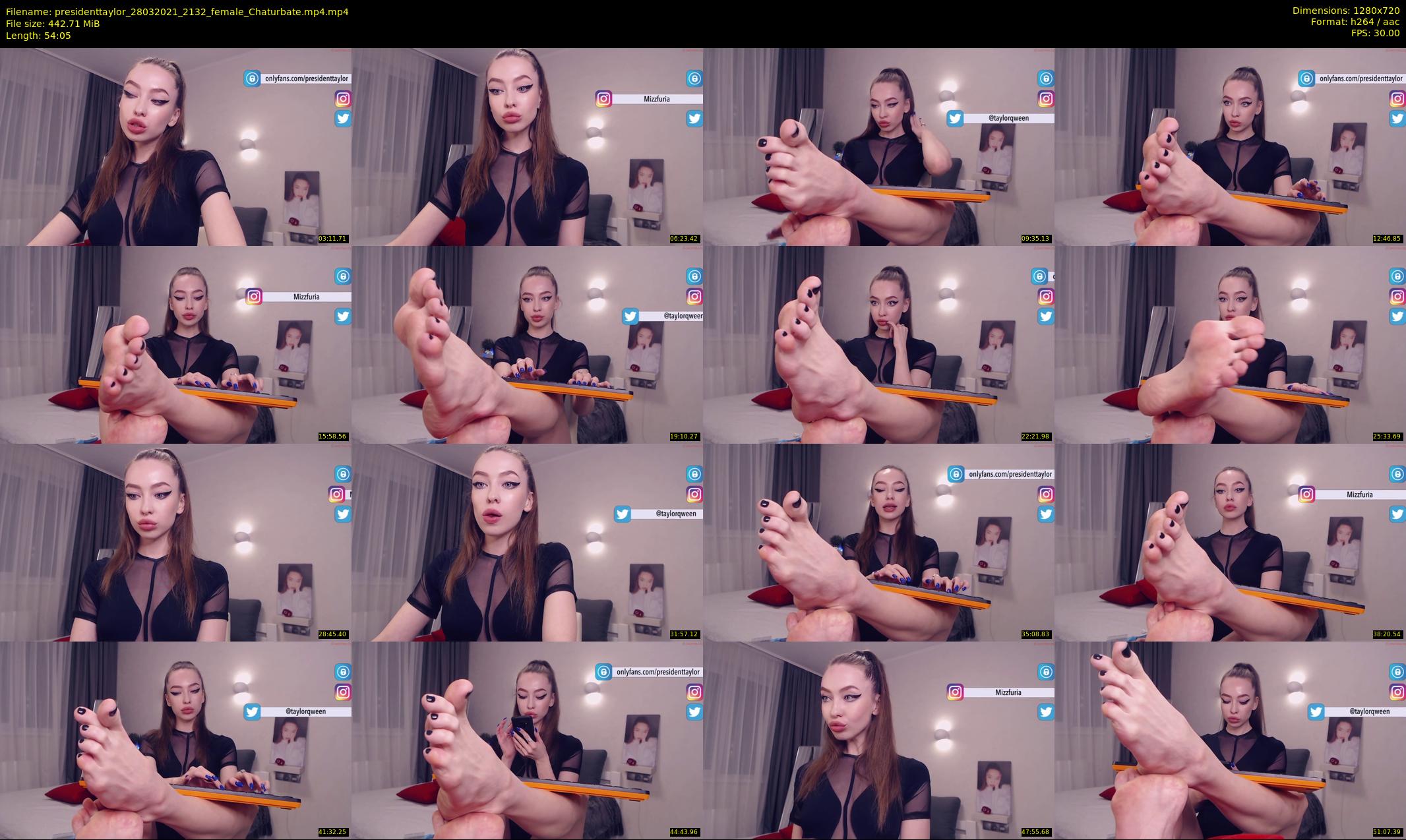presidenttaylor — 55 minute Chaturbate female cam show recording, 720p, Mar 28, 2021