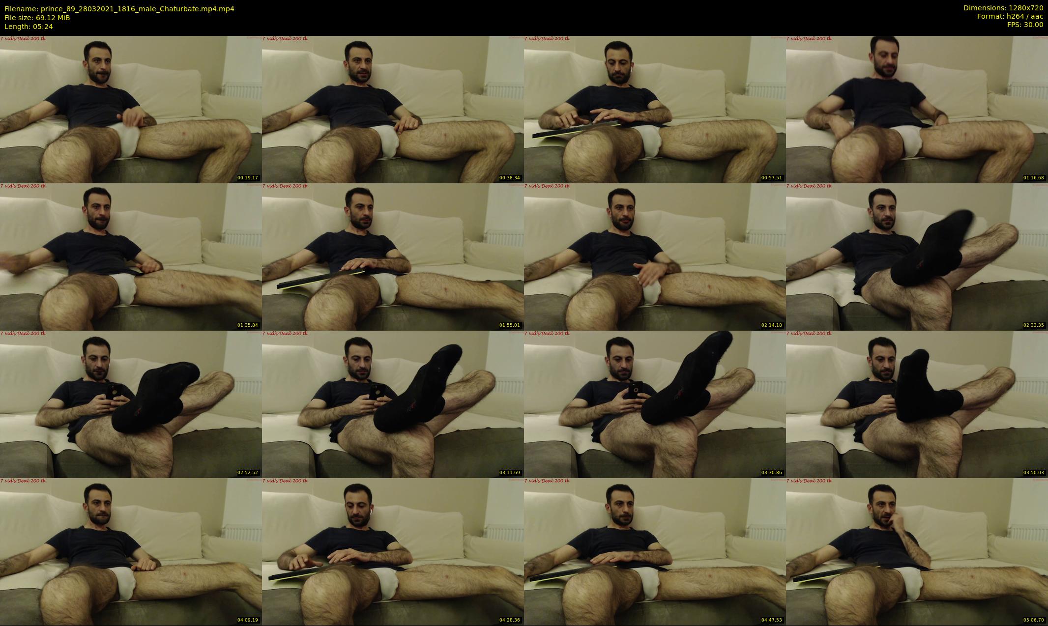 prince_89 — 6 minute Chaturbate male cam show recording, 720p, Mar 28, 2021