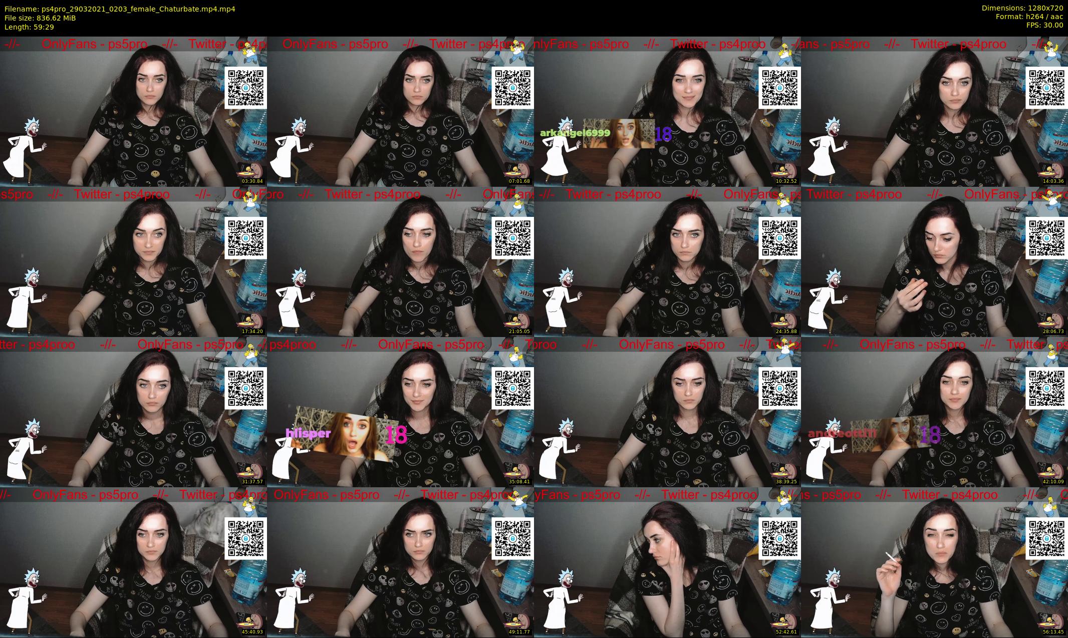ps4pro — 60 minute Chaturbate female cam show recording, 720p, Mar 29, 2021